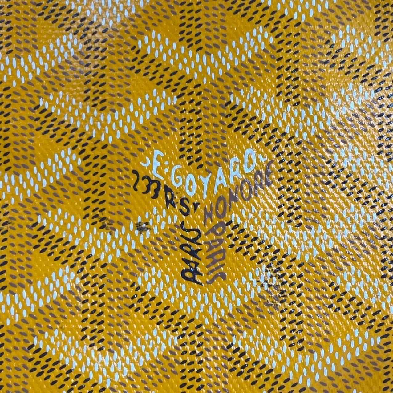 Goyard Saint Louis GM Bolso Grande Amarillo 2017 en venta 5