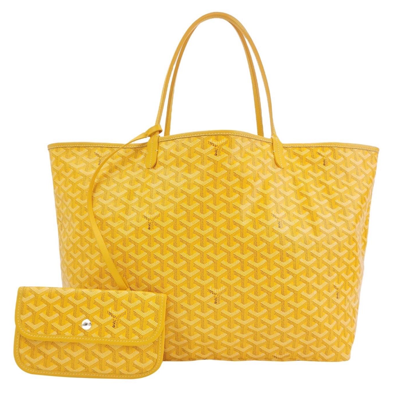Goyard Saint Louis GM Large Tote Yellow 2017
