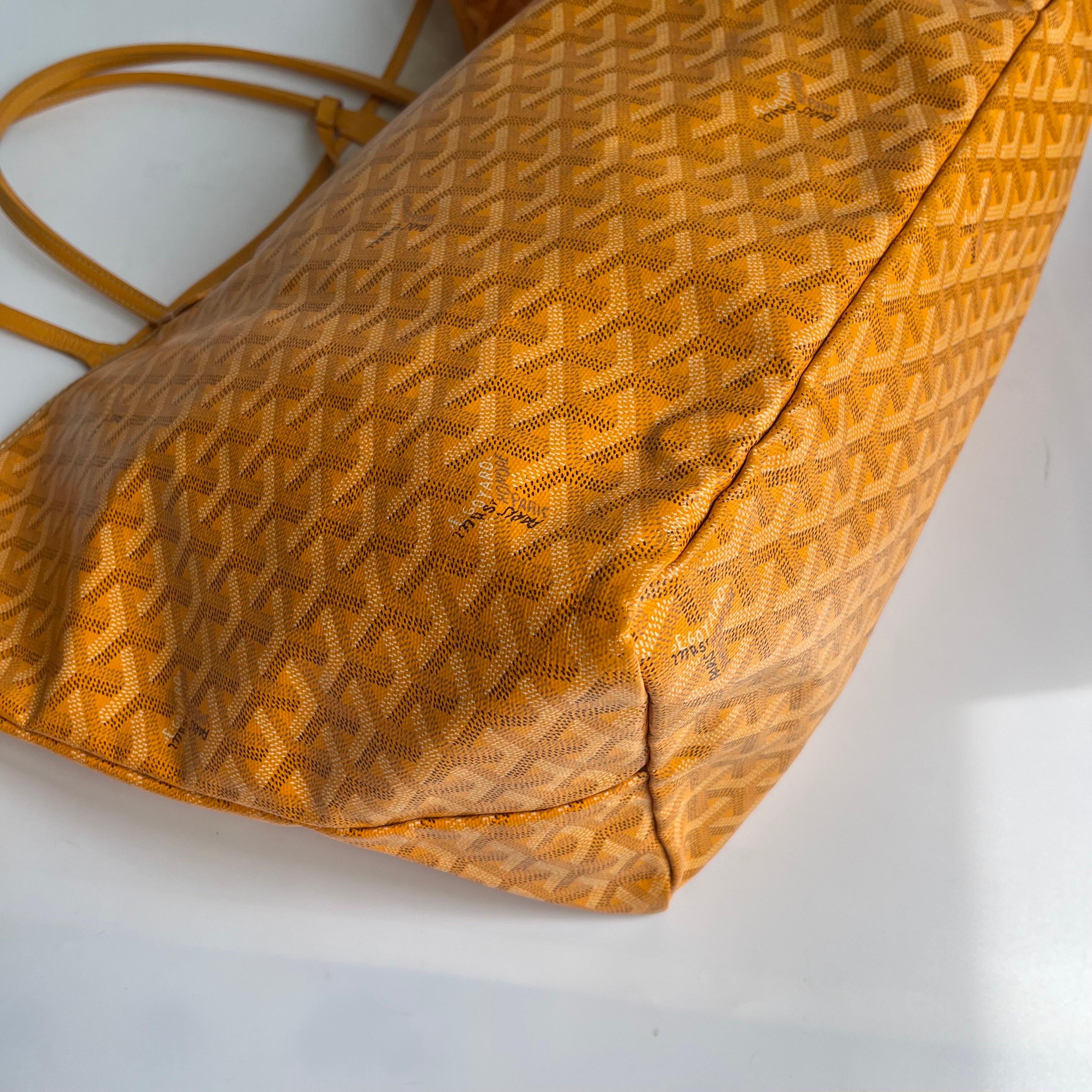 Goyard Saint Louis GM Large Tote Yellow 2019 For Sale 6
