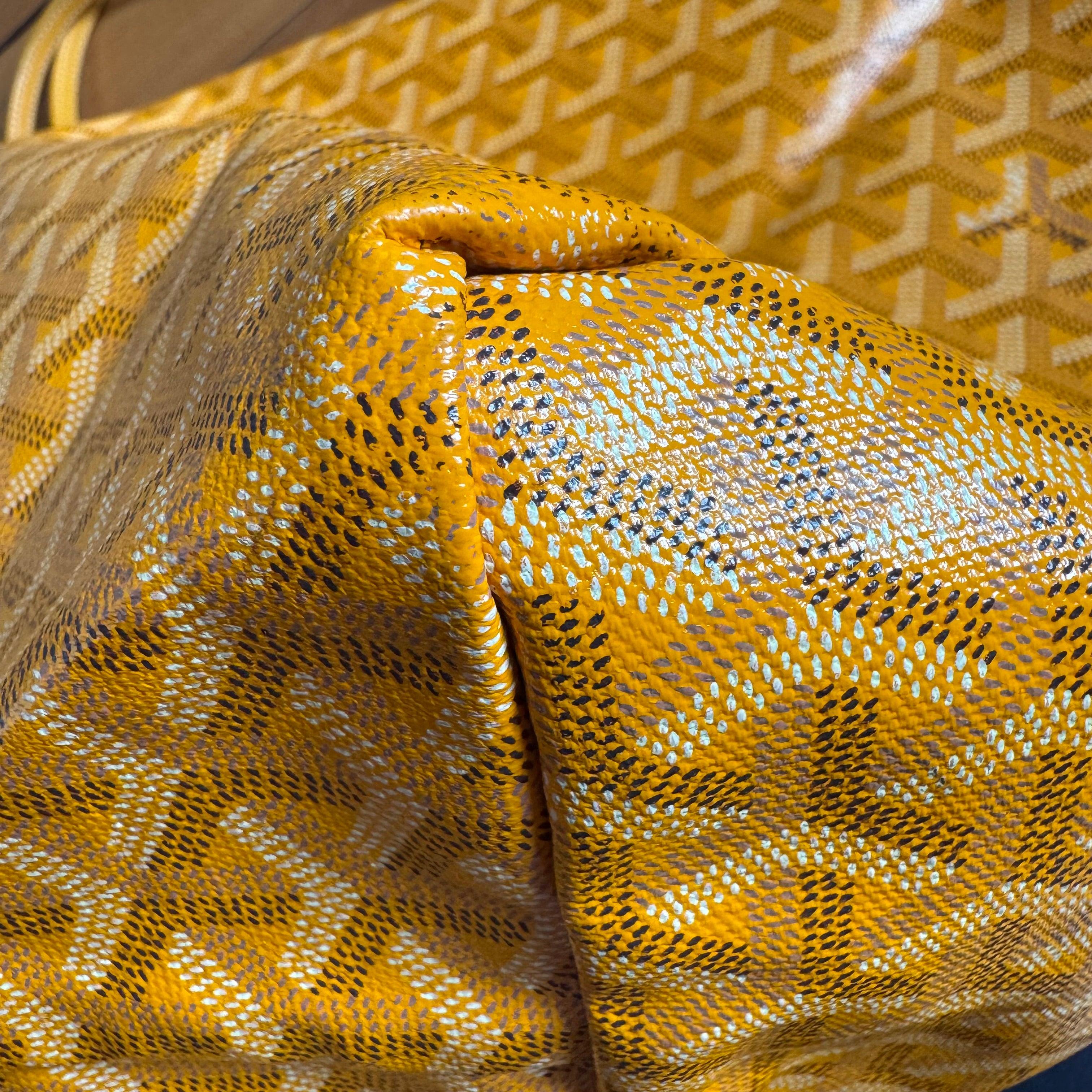 Goyard Saint Louis GM Large Tote Yellow 2019 For Sale 7