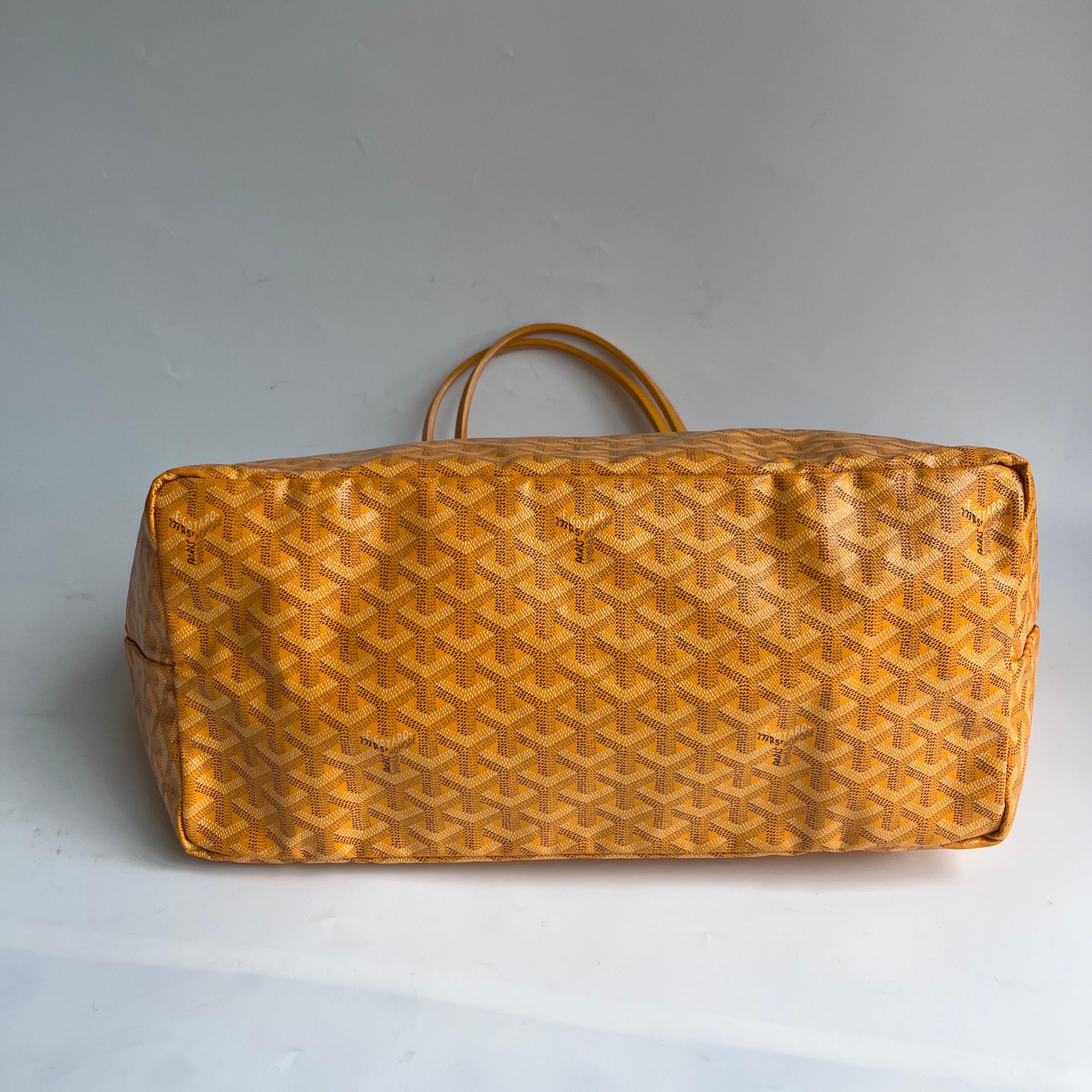 Goyard Saint Louis GM Large Tote Yellow 2019 For Sale 7