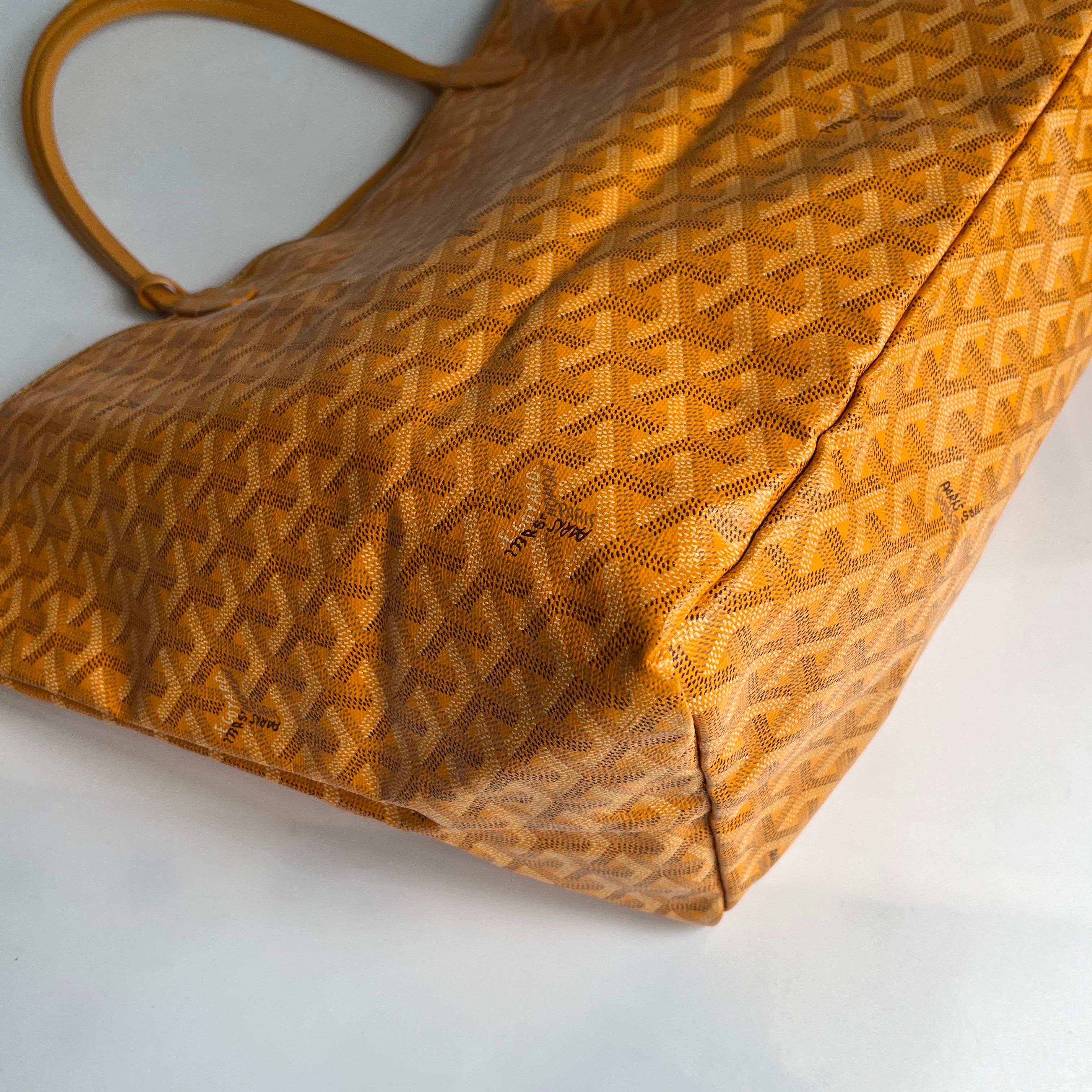 Goyard Saint Louis GM Large Tote Yellow 2019 For Sale 8