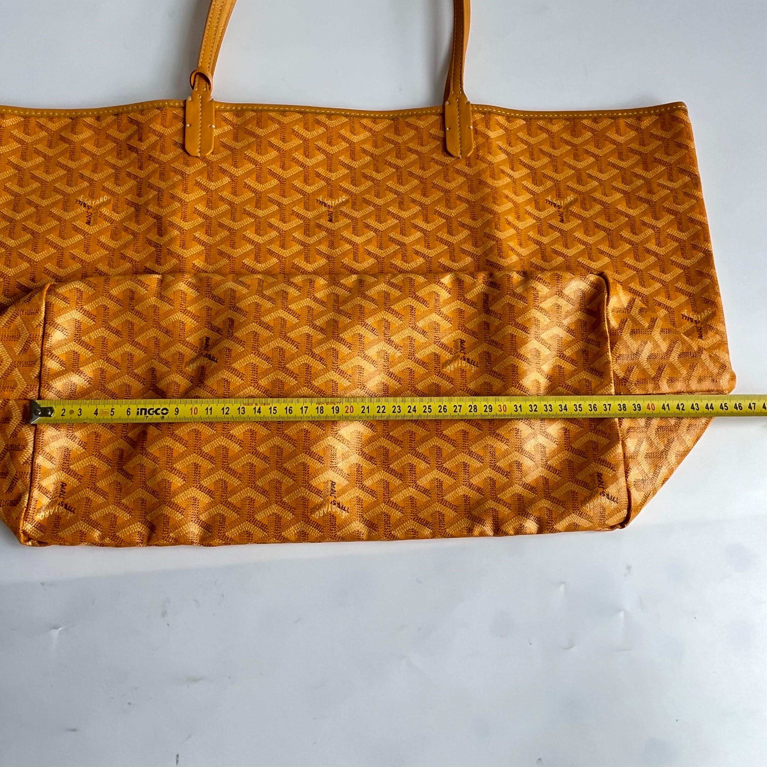 Goyard Saint Louis GM Large Tote Yellow 2019 For Sale 13
