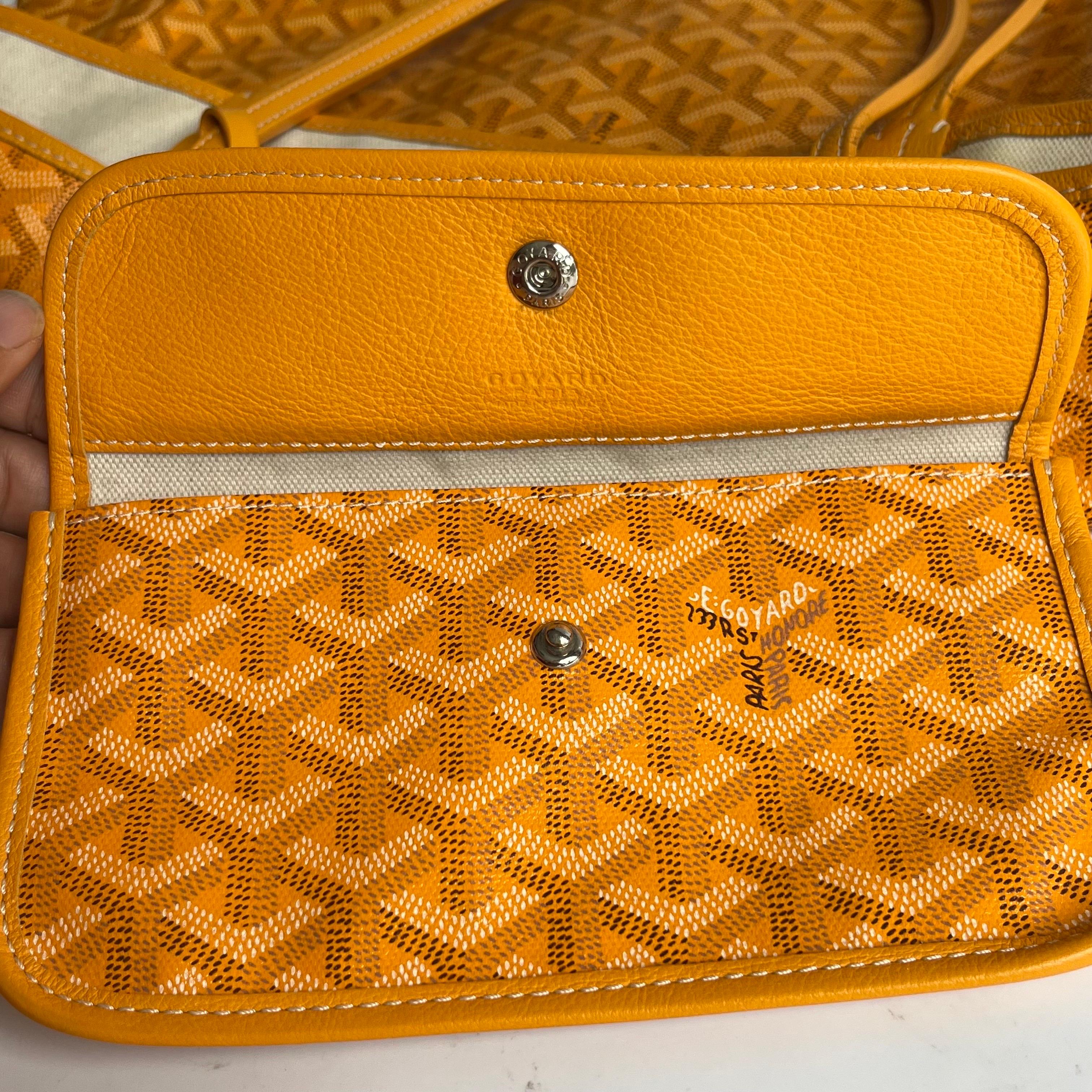 Goyard Saint Louis GM Large Tote Yellow 2019 For Sale 14