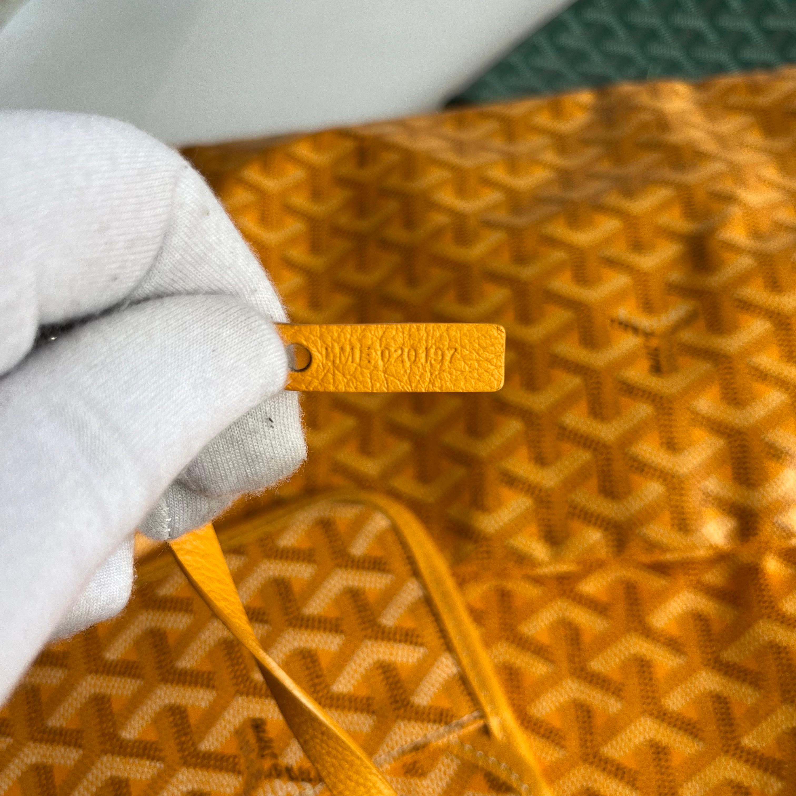 Goyard Saint Louis GM Large Tote Yellow 2019 For Sale 15