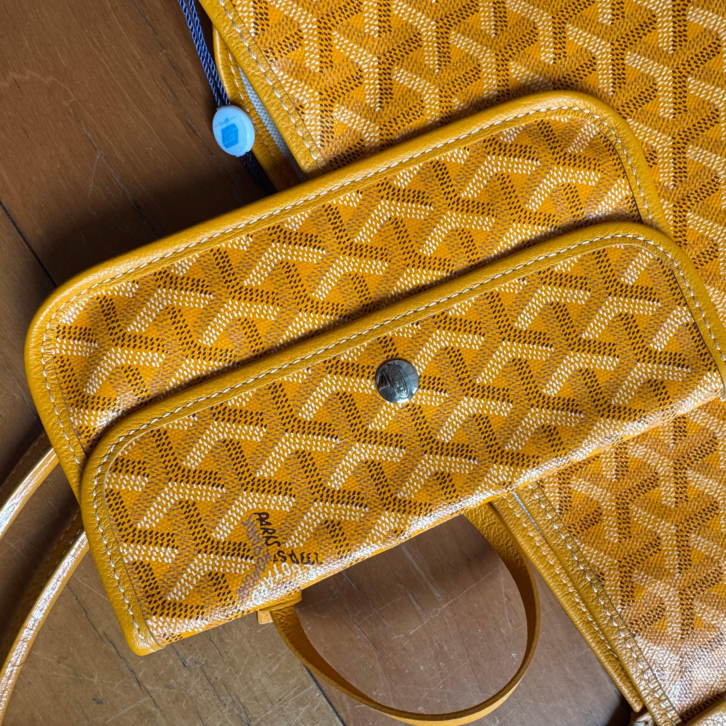Goyard Saint Louis GM Large Tote Yellow 2019 For Sale 16