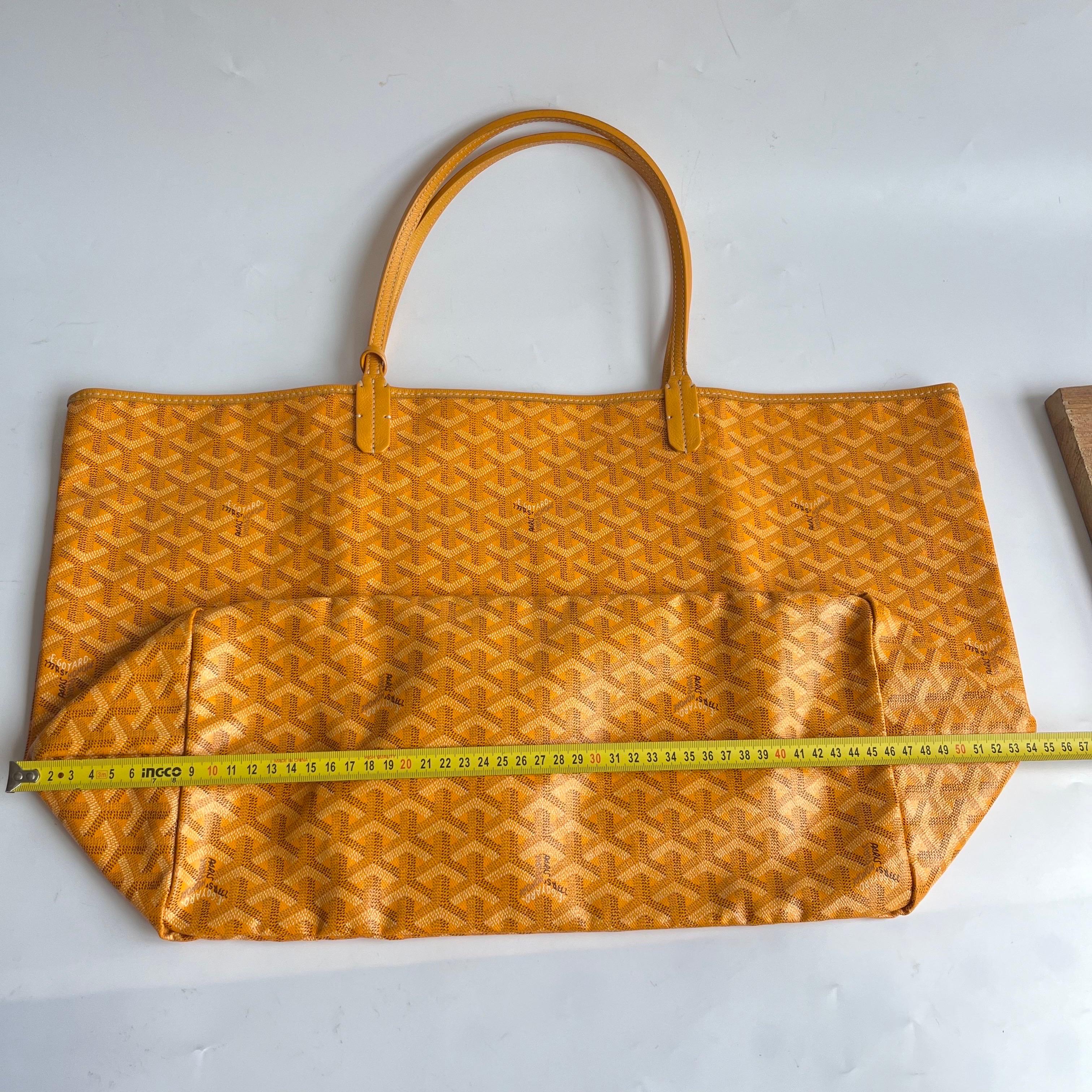 Goyard Saint Louis GM Large Tote Yellow 2019 For Sale 16