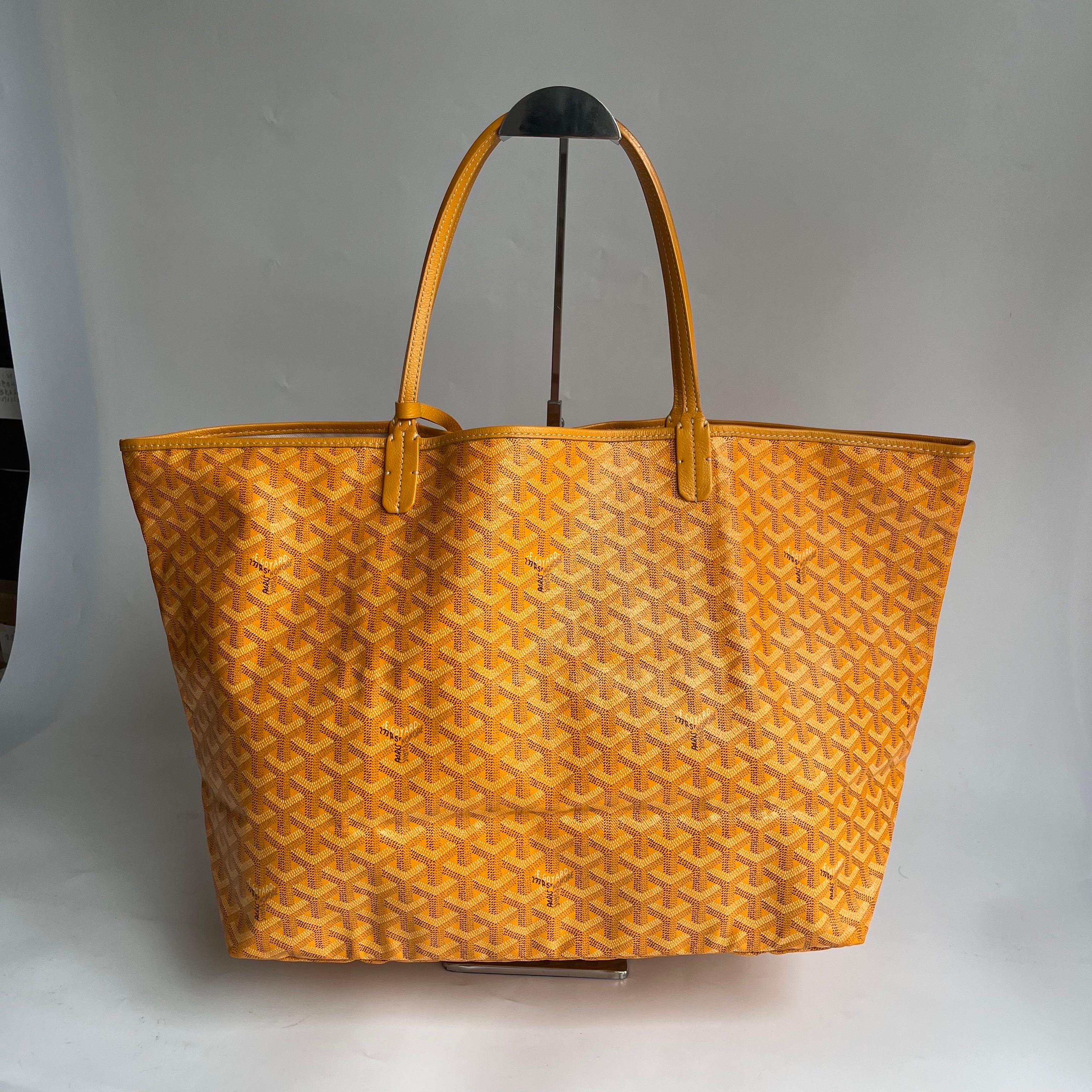 Women's Goyard Saint Louis GM Large Tote Yellow 2019 For Sale