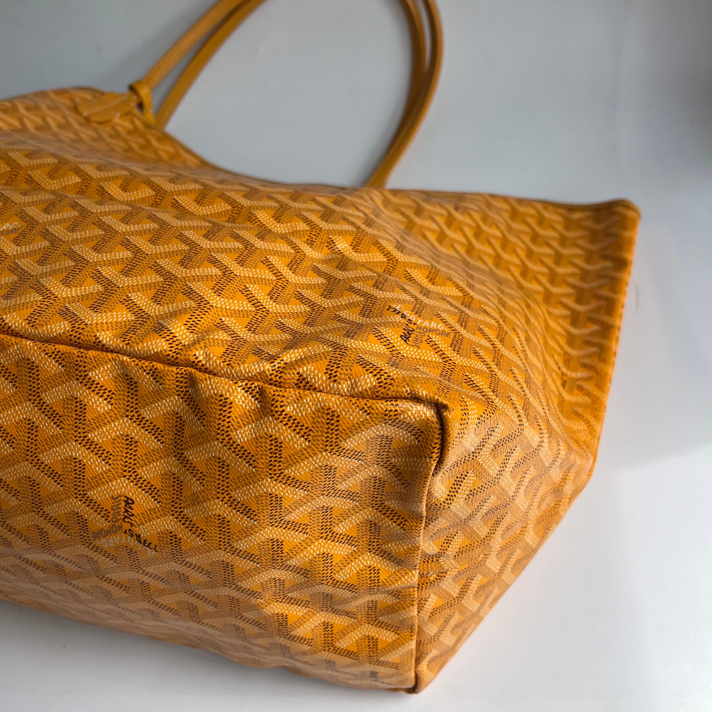 Goyard Saint Louis GM Large Tote Yellow 2019 For Sale 3