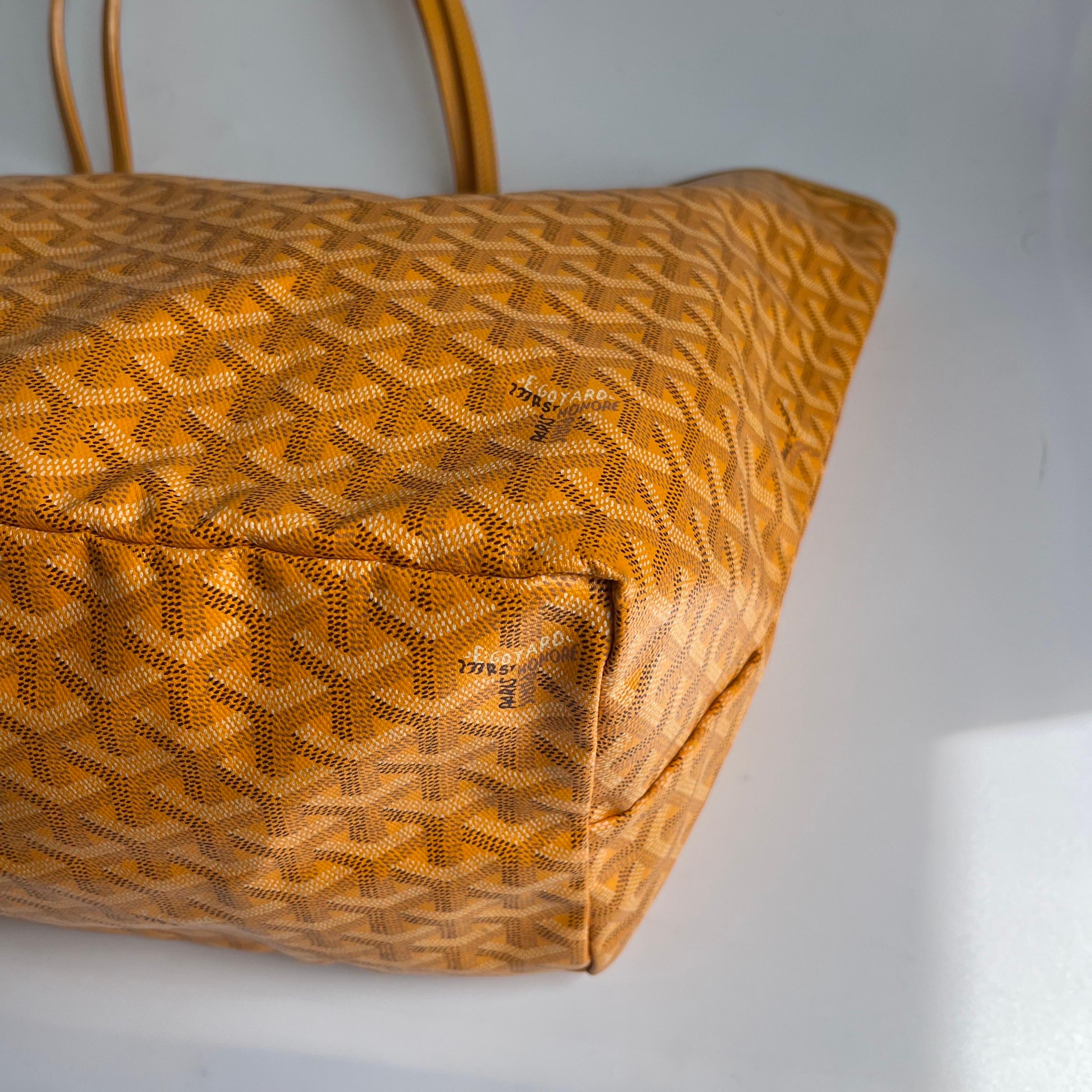Goyard Saint Louis GM Large Tote Yellow 2019 For Sale 4