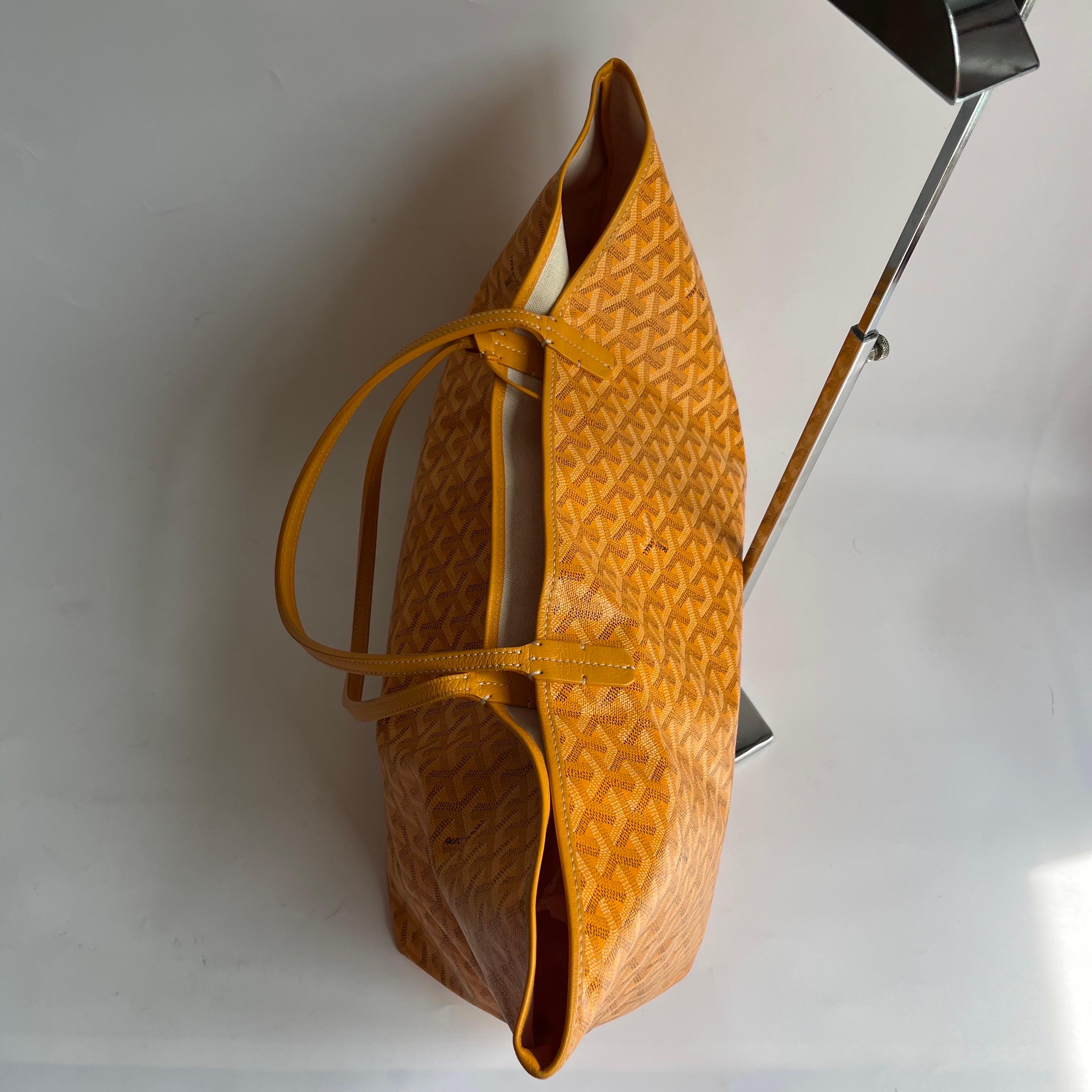Goyard Saint Louis GM Large Tote Yellow 2019 For Sale 5