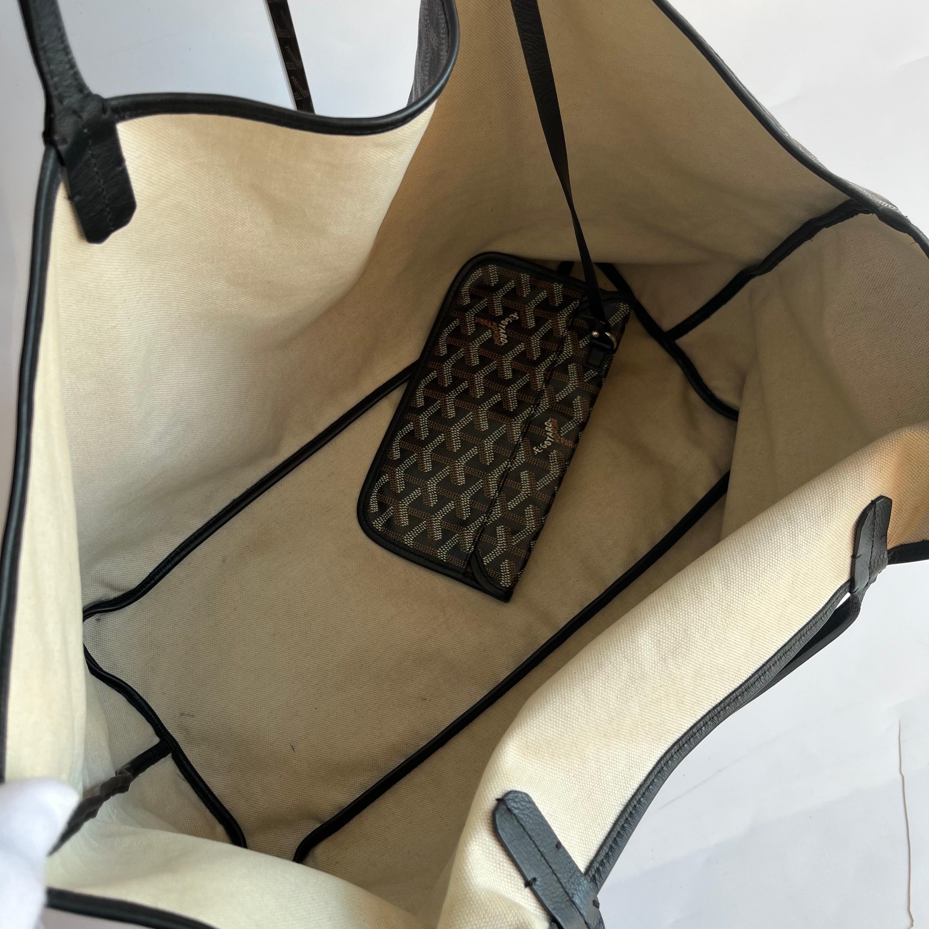 Goyard Saint Louis GM Tote Large Black 2018 en vente 8