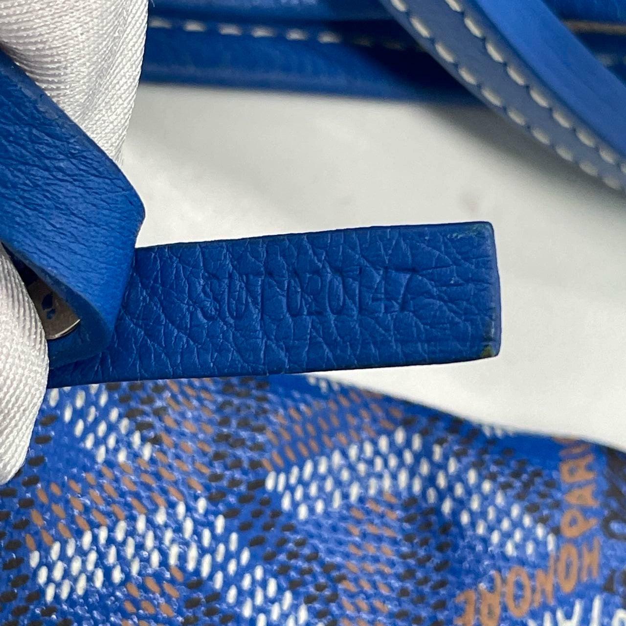Goyard Saint Louis GM Tote Large Blue 2014 7