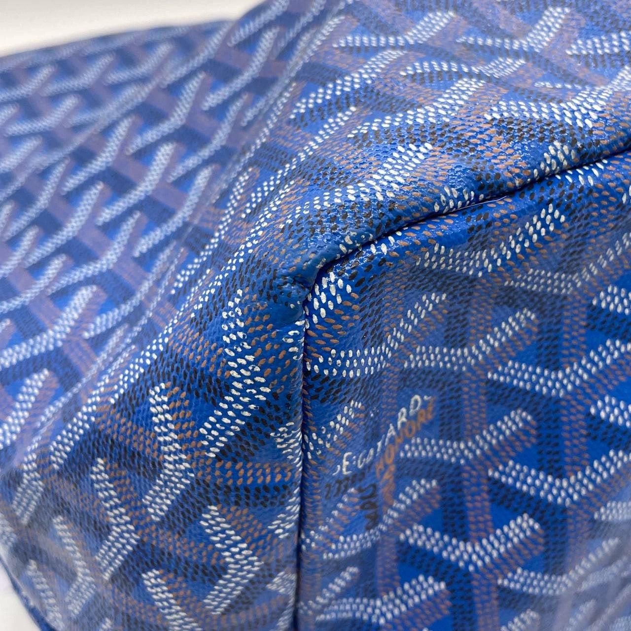 Goyard Saint Louis GM Tote Large Blue 2014 11