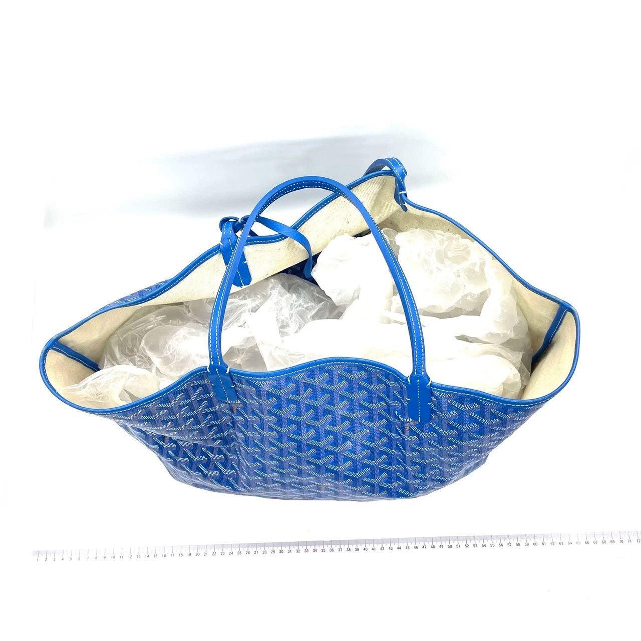 Women's Goyard Saint Louis GM Tote Large Blue 2014