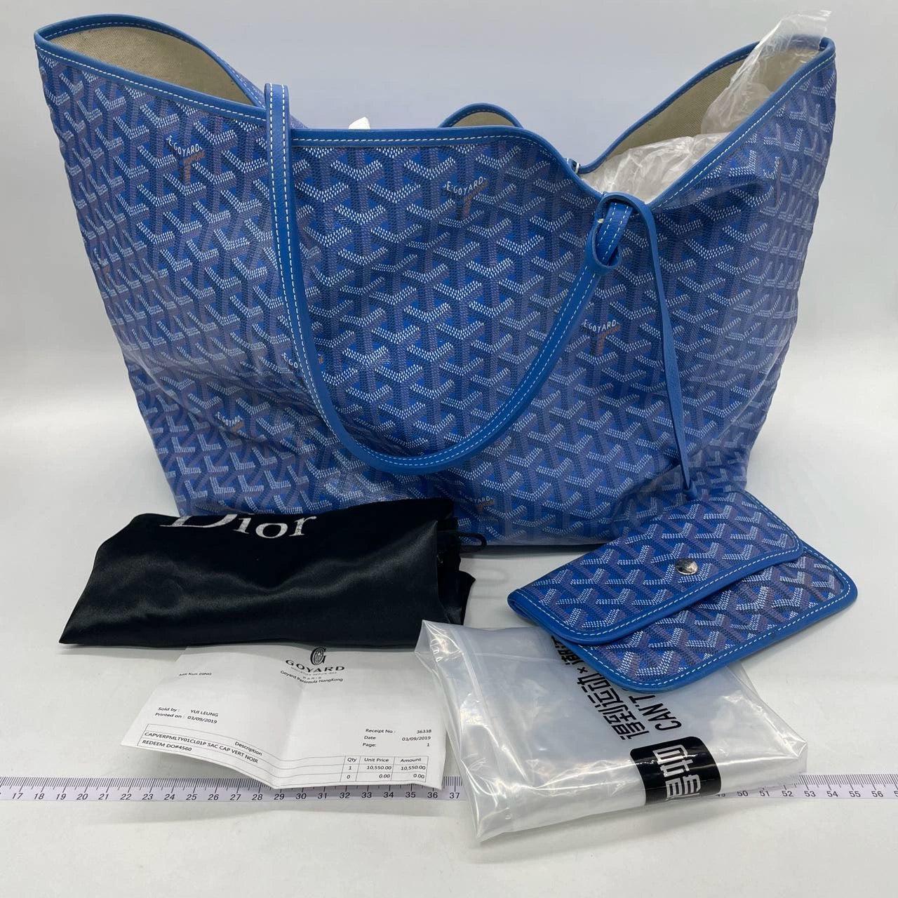 Goyard Saint Louis GM Tote Large Blue 2014 3