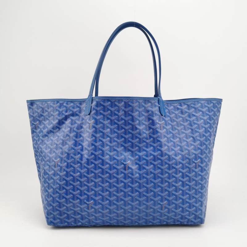 Goyard Saint Louis GM Tote Large Blue In Good Condition In AUBERVILLIERS, FR