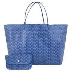 Goyard Saint Louis GM Tote Large Blue