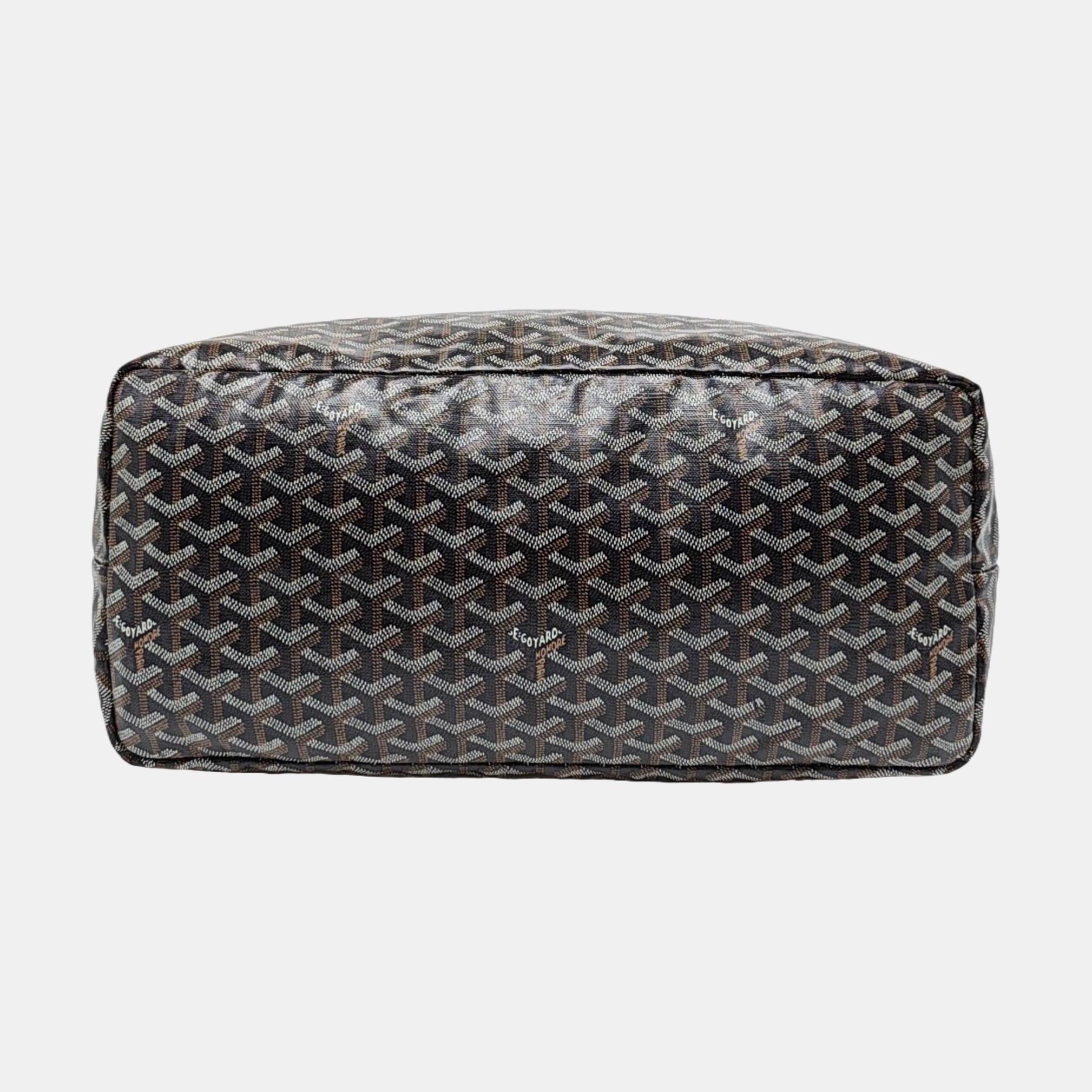 Goyard Saint Louis GM Tote Groß Braun Goyardine Segeltuch 2017 im Angebot 5