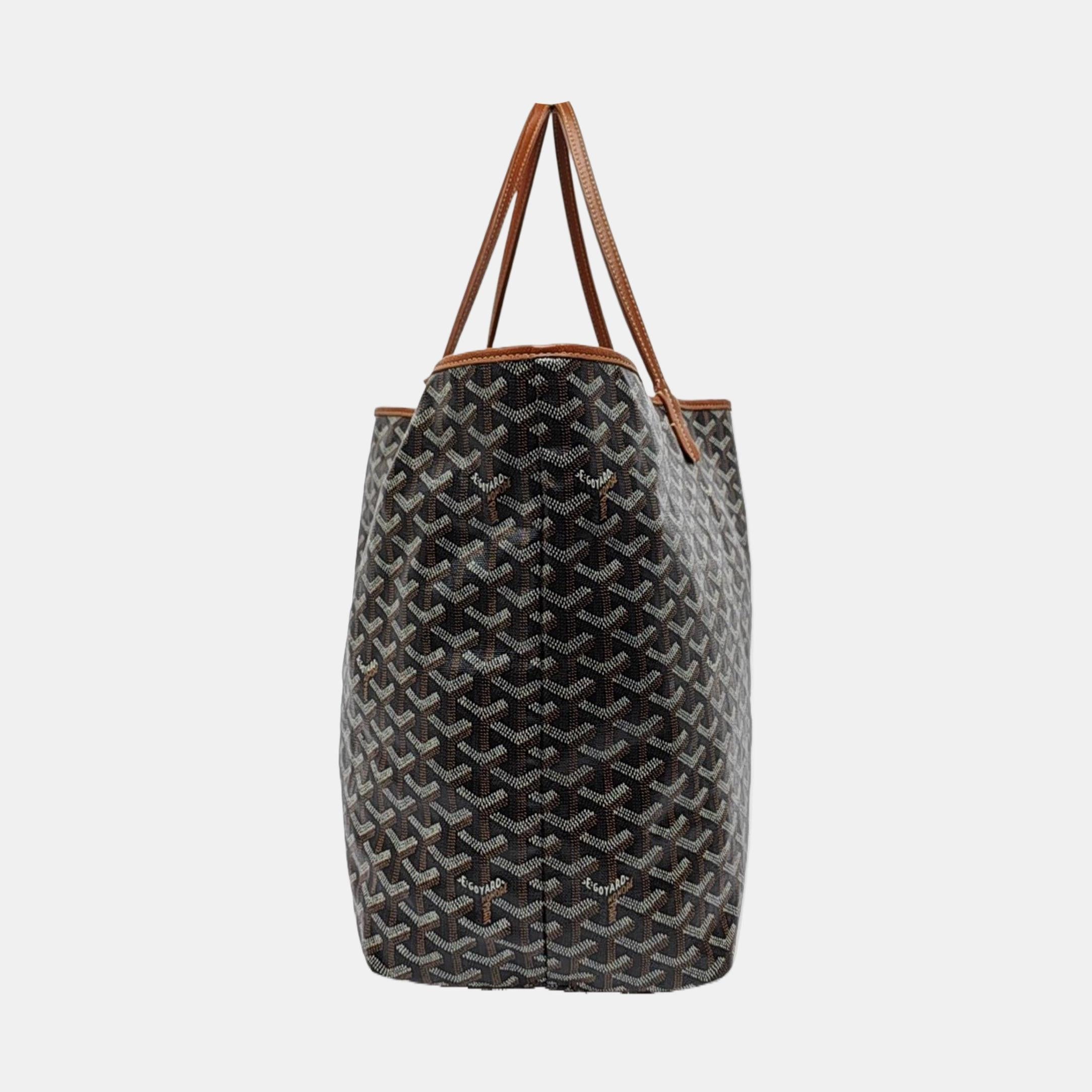 Goyard Saint Louis GM Tote Groß Braun Goyardine Segeltuch 2017 im Angebot 4