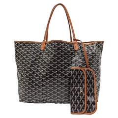 Goyard Saint Louis GM Tote Grande Marrone Tela Goyard 2017