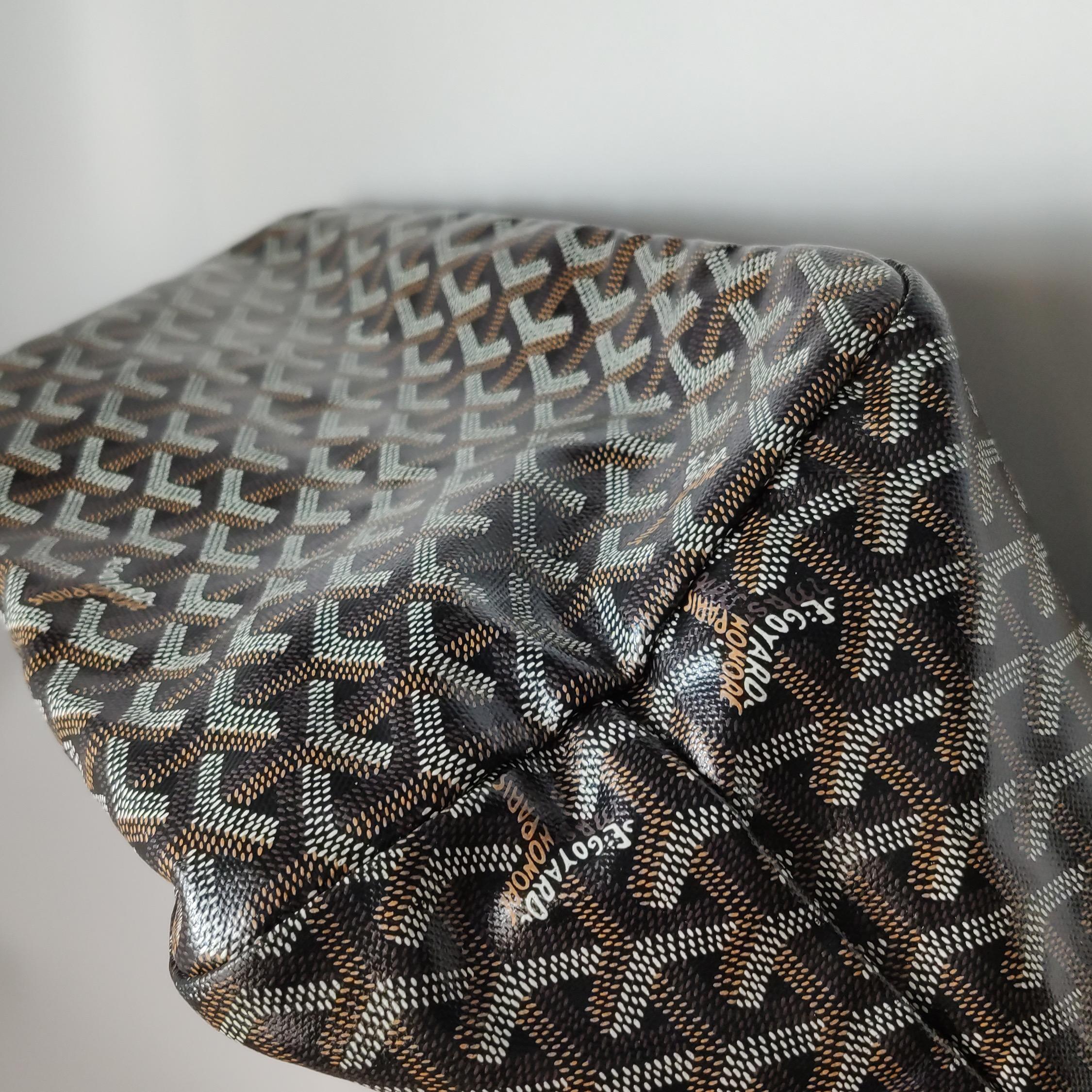 Goyard Saint Louis GM Tote Large Brown Goyardine Canvas 2020 en vente 5