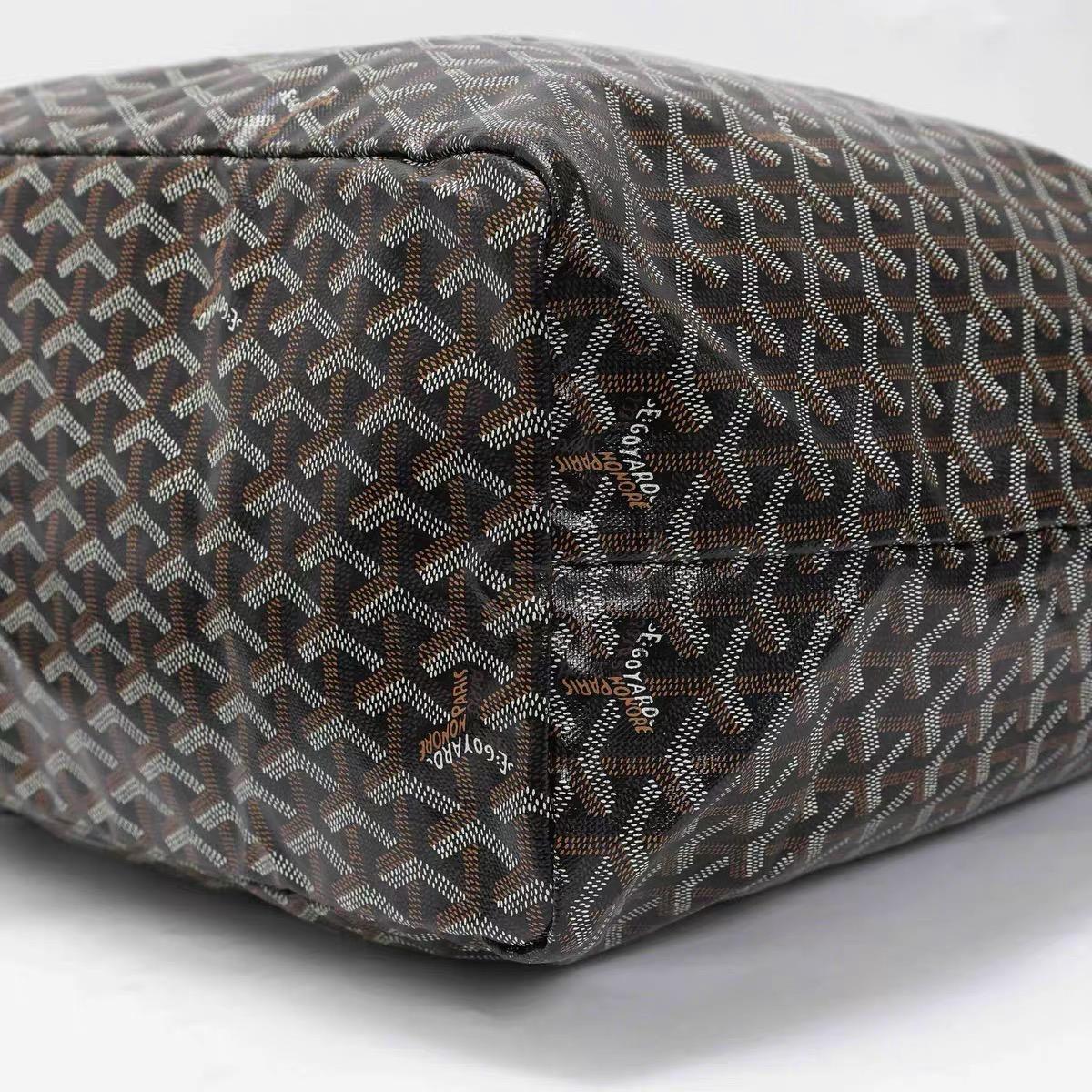 Goyard Saint Louis GM Tote Large Brown Goyardine Canvas 2020 en vente 7