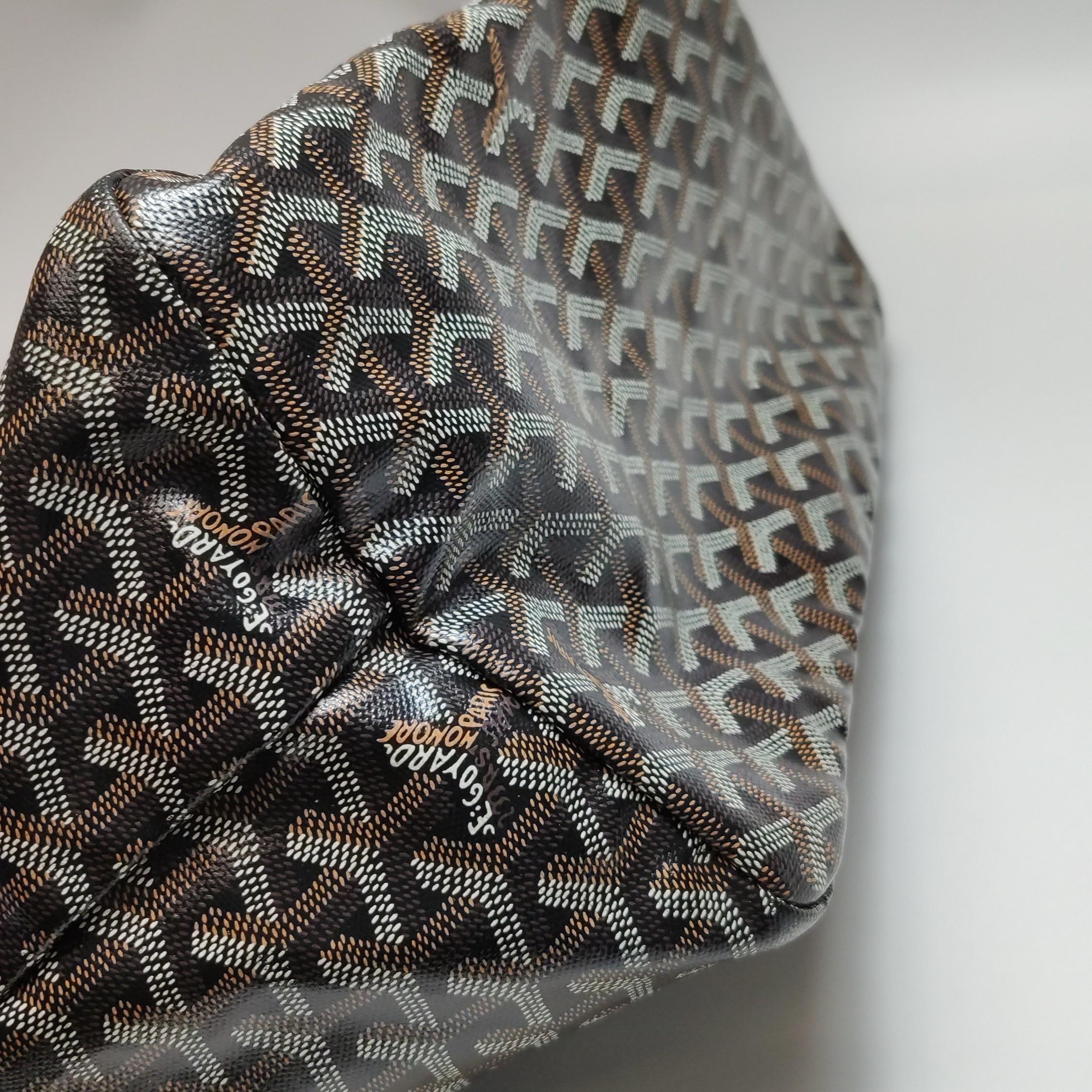 Goyard Saint Louis GM Tote Large Brown Goyardine Canvas 2020 en vente 7