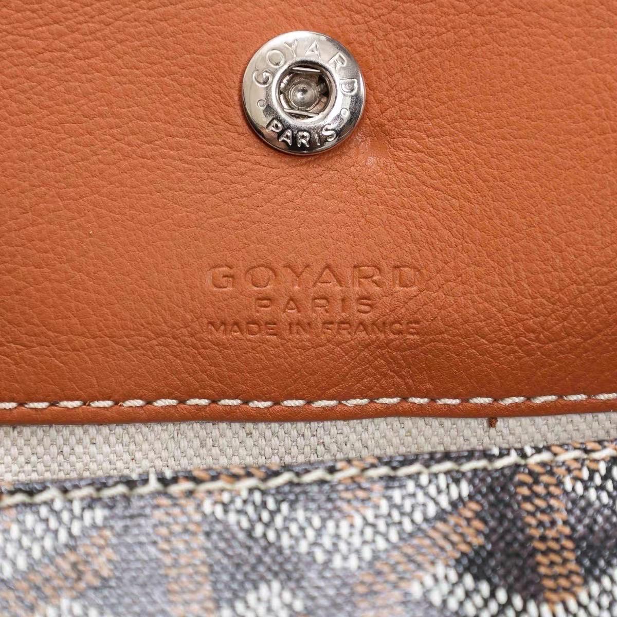 Goyard Saint Louis GM Tote Large Brown Goyardine Canvas 2020 en vente 11