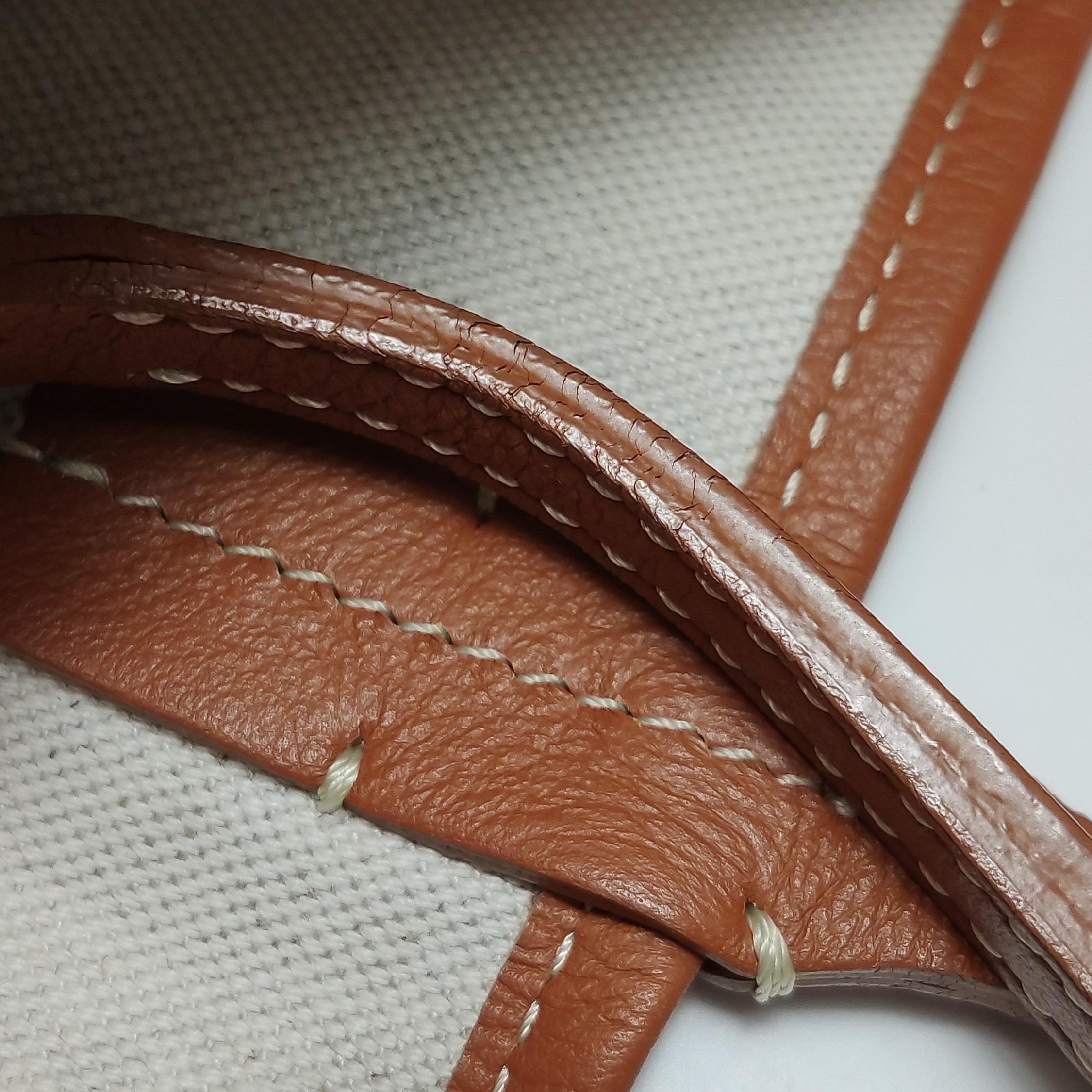 Goyard Saint Louis GM Tote Large Brown Goyardine Canvas 2020 en vente 10