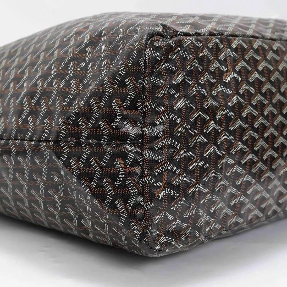 Goyard Saint Louis GM Tote Large Brown Goyardine Canvas 2020 en vente 14