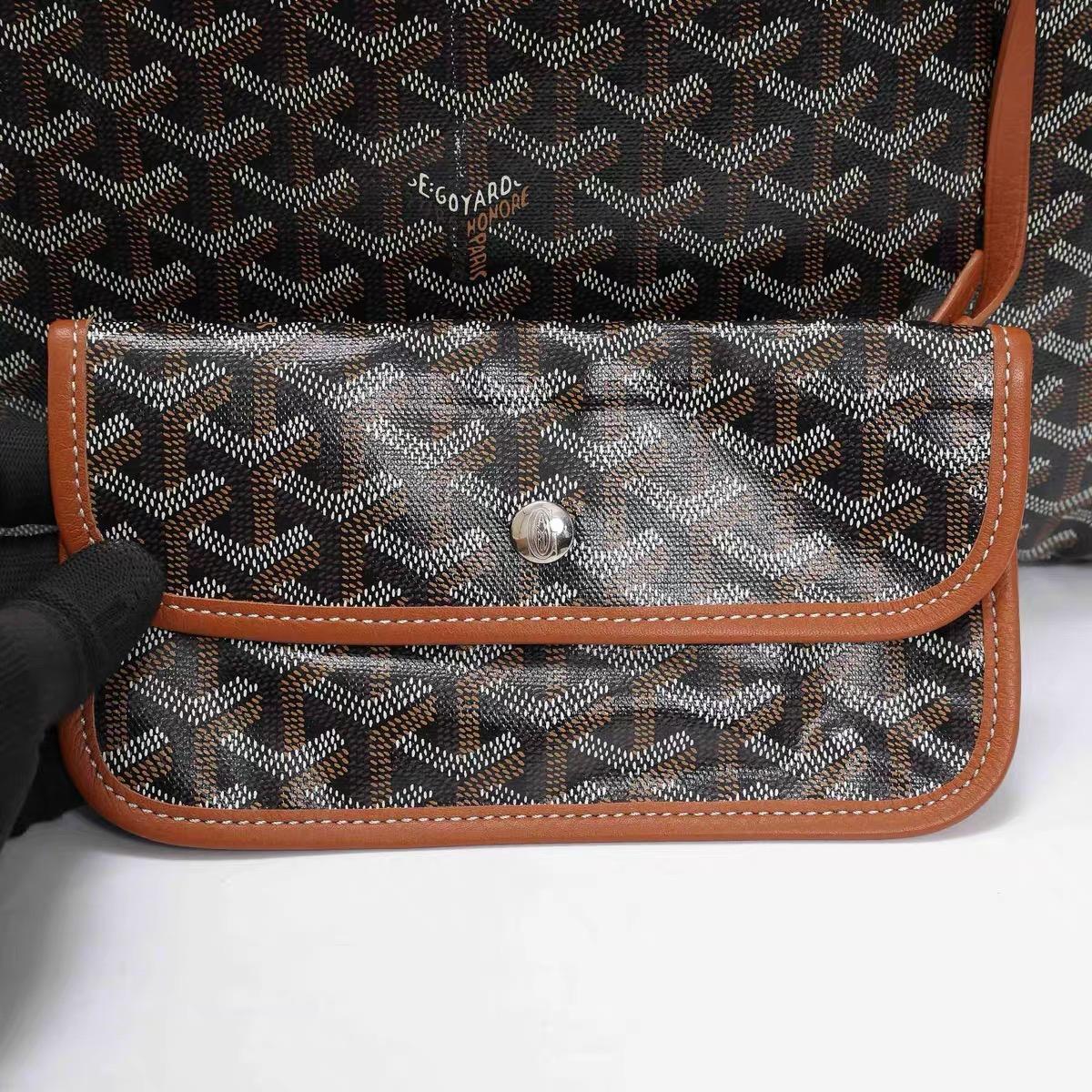 Goyard Saint Louis GM Tote Large Brown Goyardine Canvas 2020 Pour femmes en vente