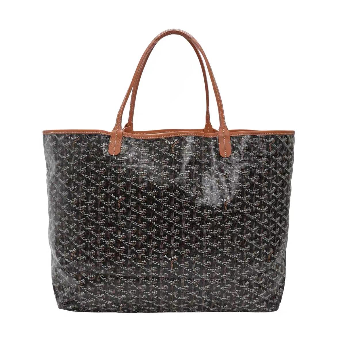 Goyard Saint Louis GM Tote Large Brown Goyardine Canvas 2020 en vente 1