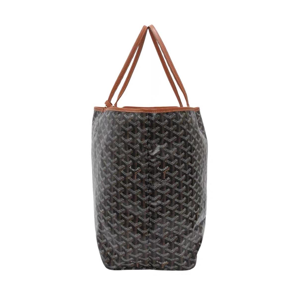 Goyard Saint Louis GM Tote Large Brown Goyardine Canvas 2020 en vente 3