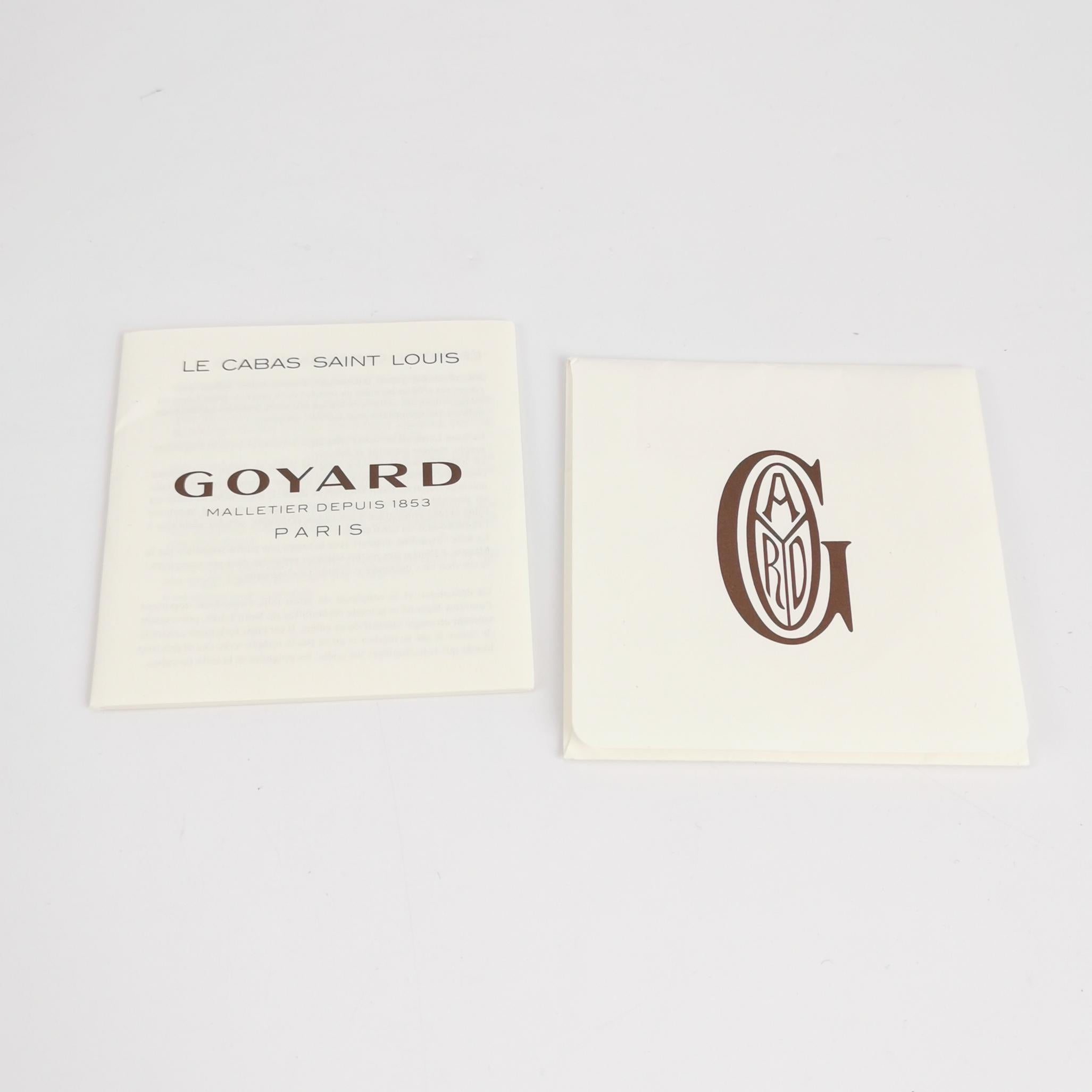 Goyard Saint Louis GM Tote Large Brown Goyardine Canvas 2020 en vente 2
