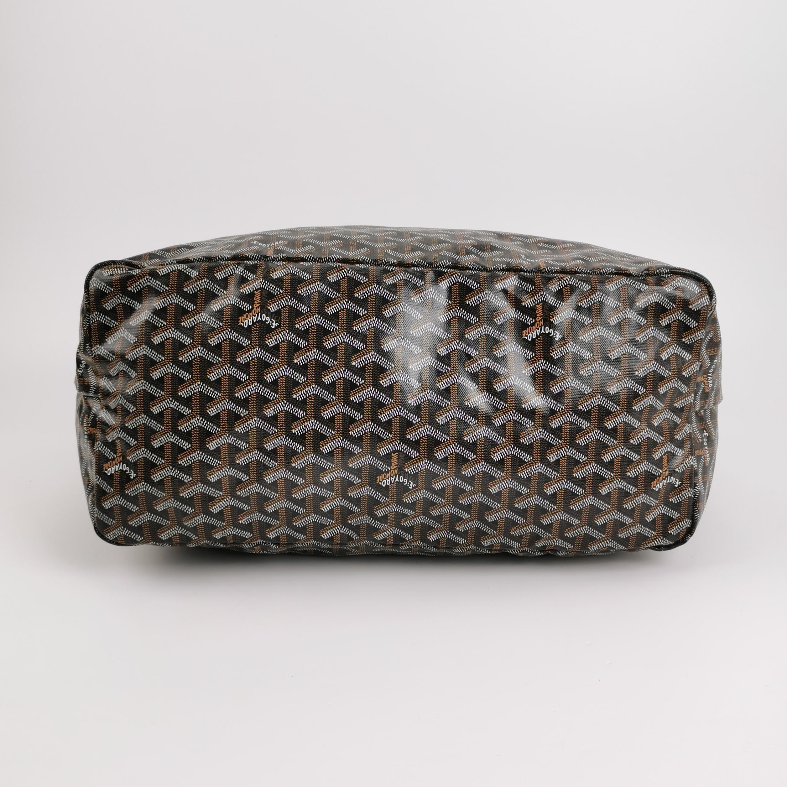 Goyard Saint Louis GM Tote Large Brown Goyardine Canvas 2020 en vente 4