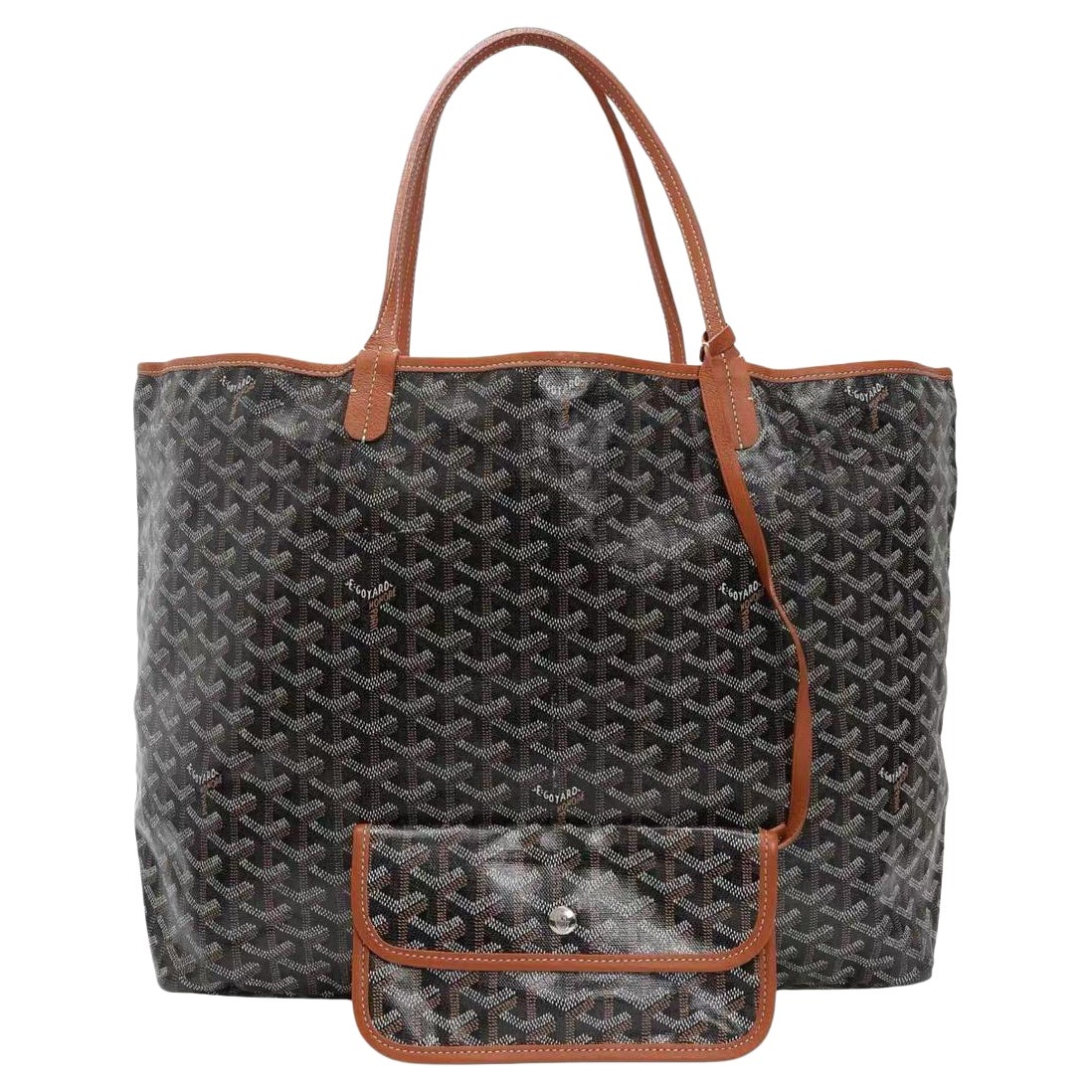 Goyard Saint Louis GM Tote Large Brown Goyardine Canvas 2020