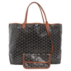 Goyard Saint Louis GM Tote Large Brown Goyardine Canvas 2020
