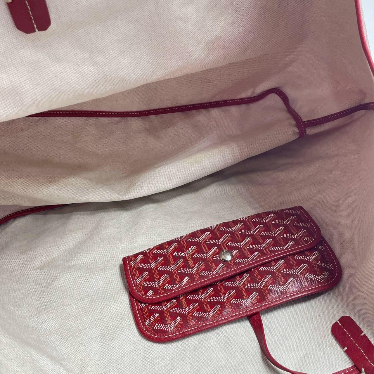 Goyard Saint Louis GM Tote Large Burgundy 7