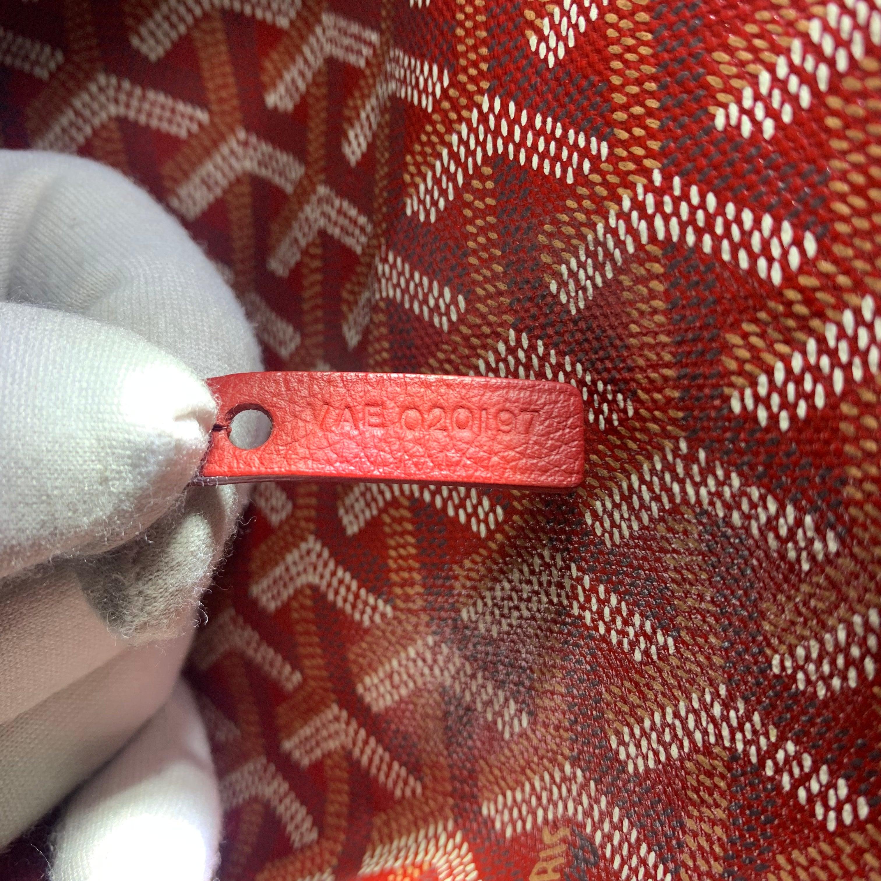 Goyard Saint Louis GM Tote Large Burgundy 14