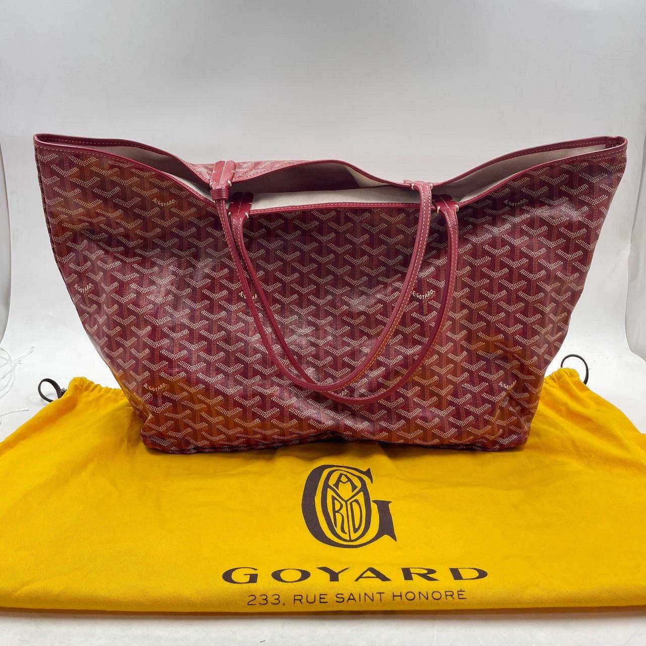 Goyard Saint Louis GM Tote Large Burgundy 3