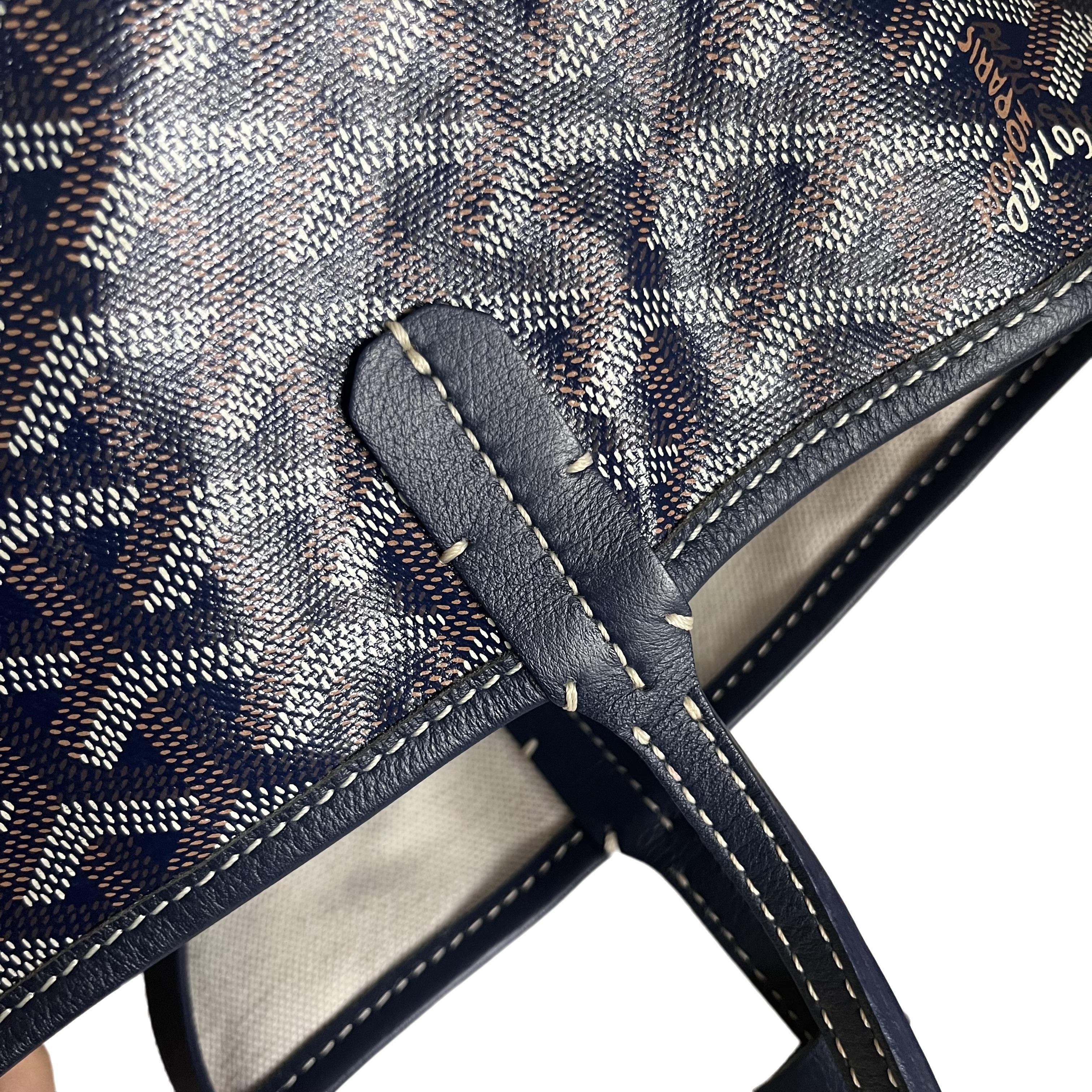 Goyard Saint Louis GM Fourre-tout Large Navy en vente 9