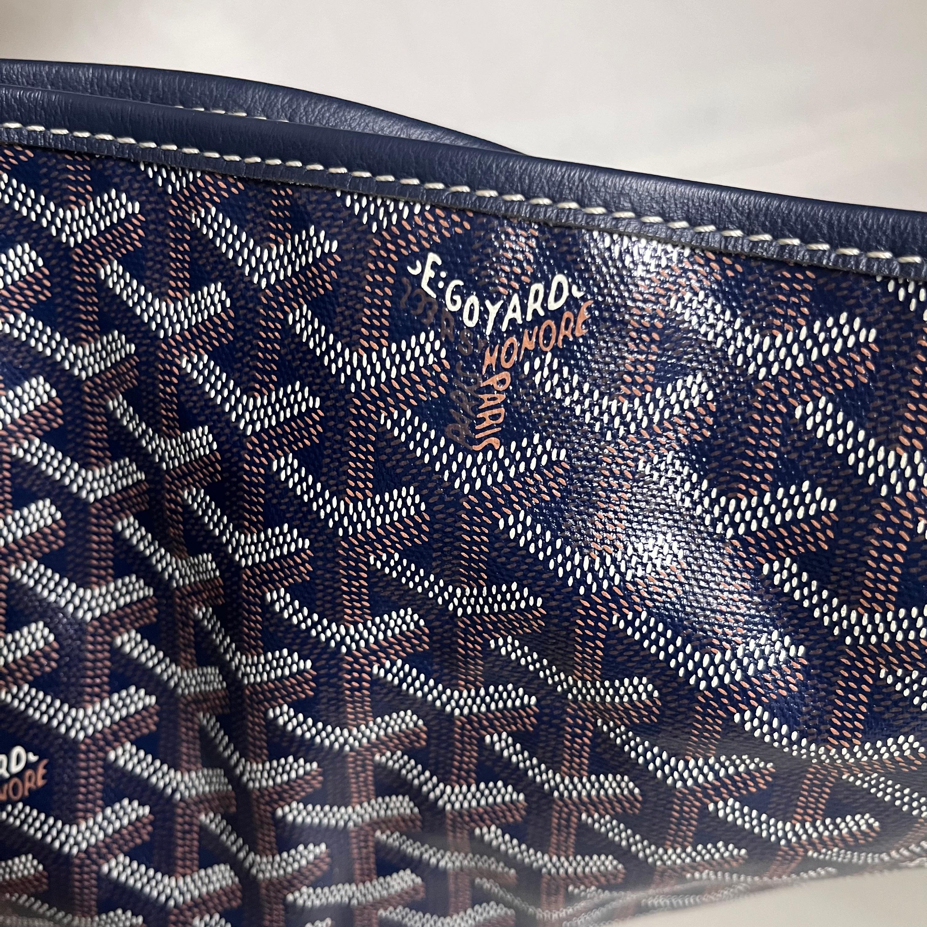 Goyard Saint Louis GM Tote Large Navy 13