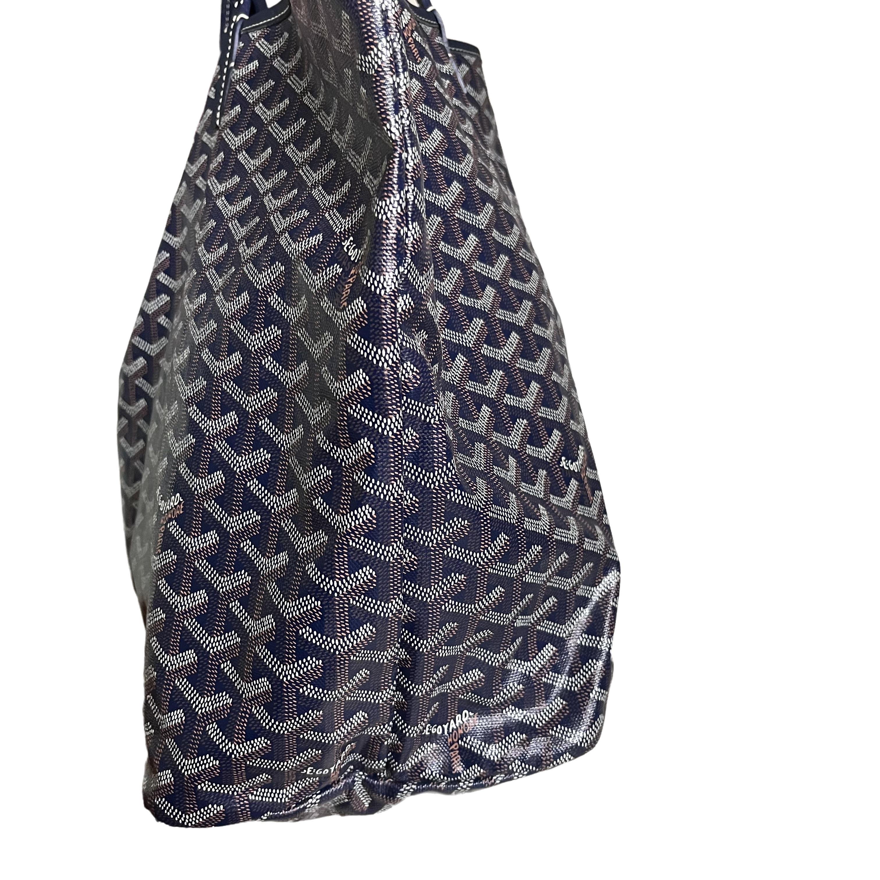 goyard tote navy