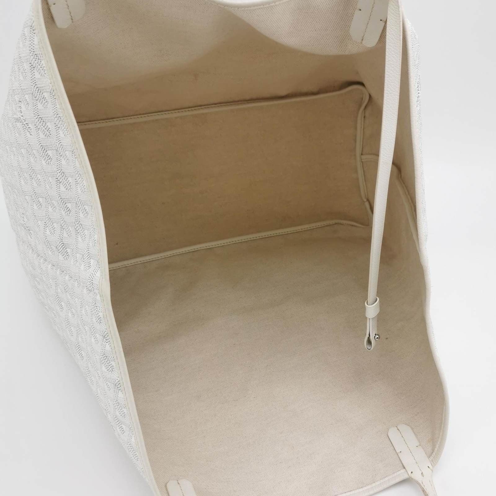 Goyard Saint Louis GM Tote Large White 5