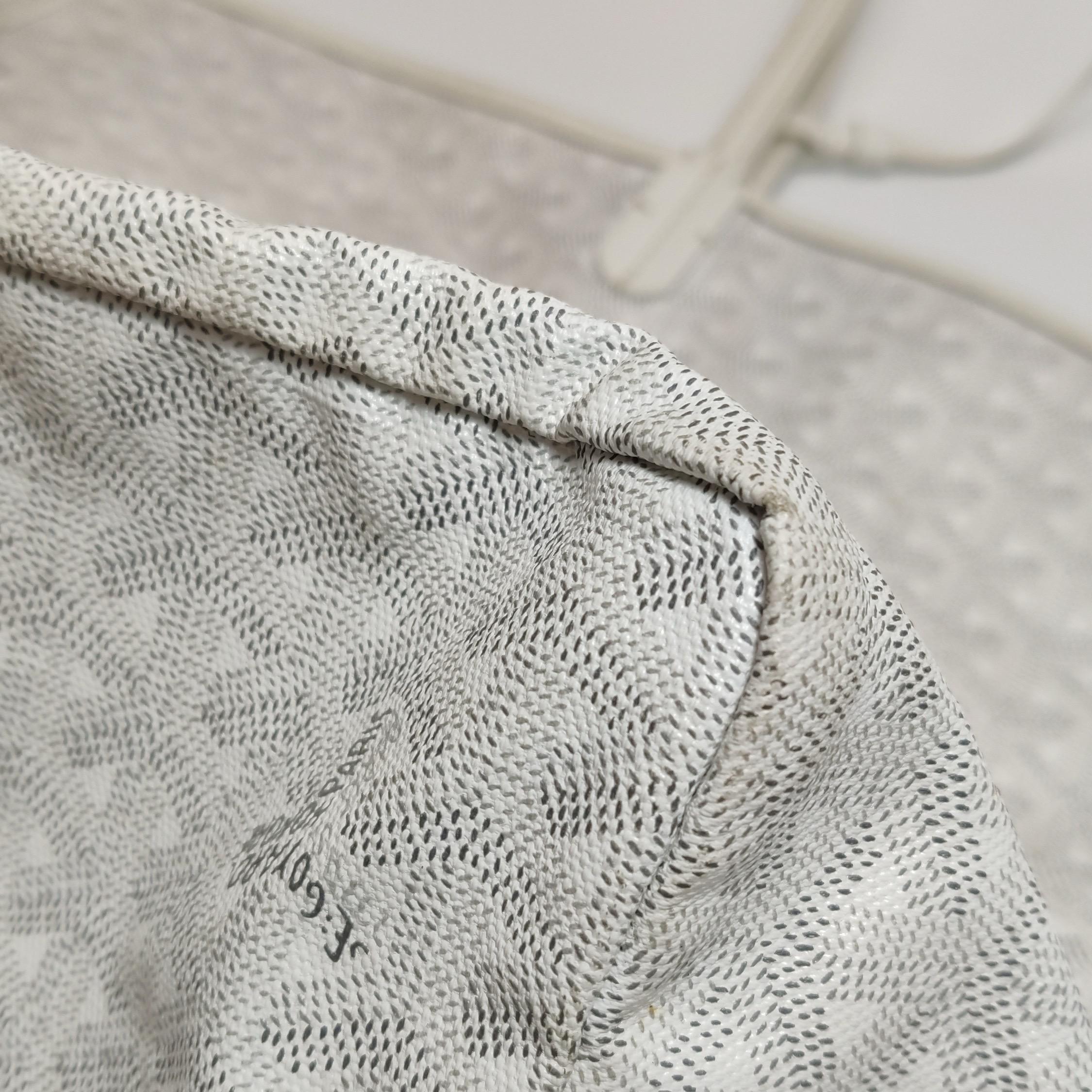 Goyard Saint Louis GM Tote Large White Goyardine Canvas 2011 en vente 13