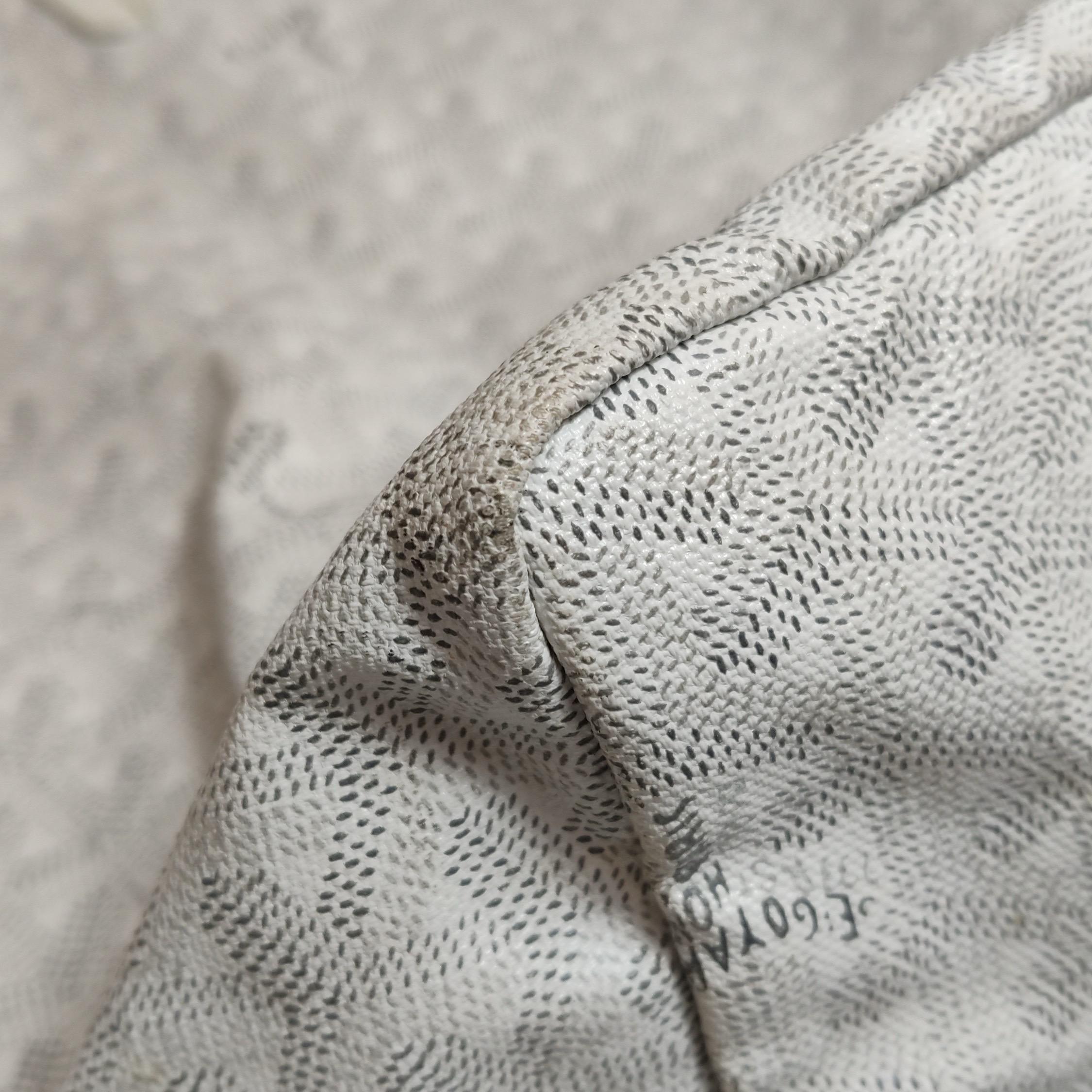 Goyard Saint Louis GM Tote Large White Goyardine Canvas 2011 en vente 14
