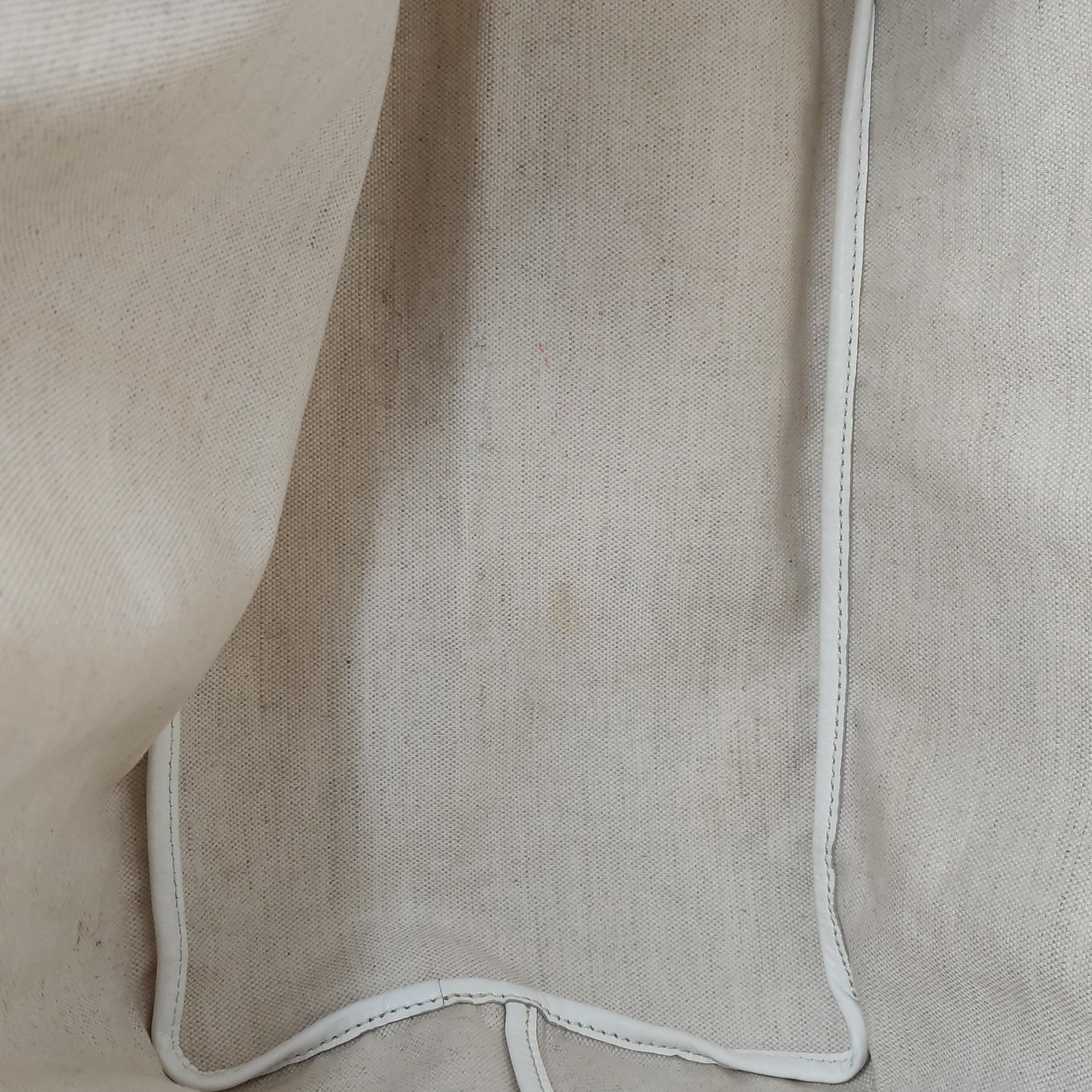 Goyard Saint Louis GM Tote Large White Goyardine Canvas 2011 en vente 3