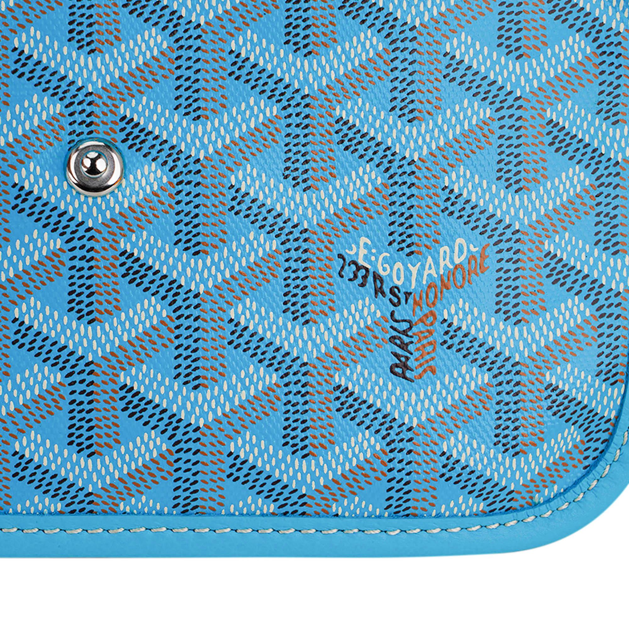 Goyard Saint Louis GM Turquoise Goyardine Canvas with Balise Beach Towel 2024 8
