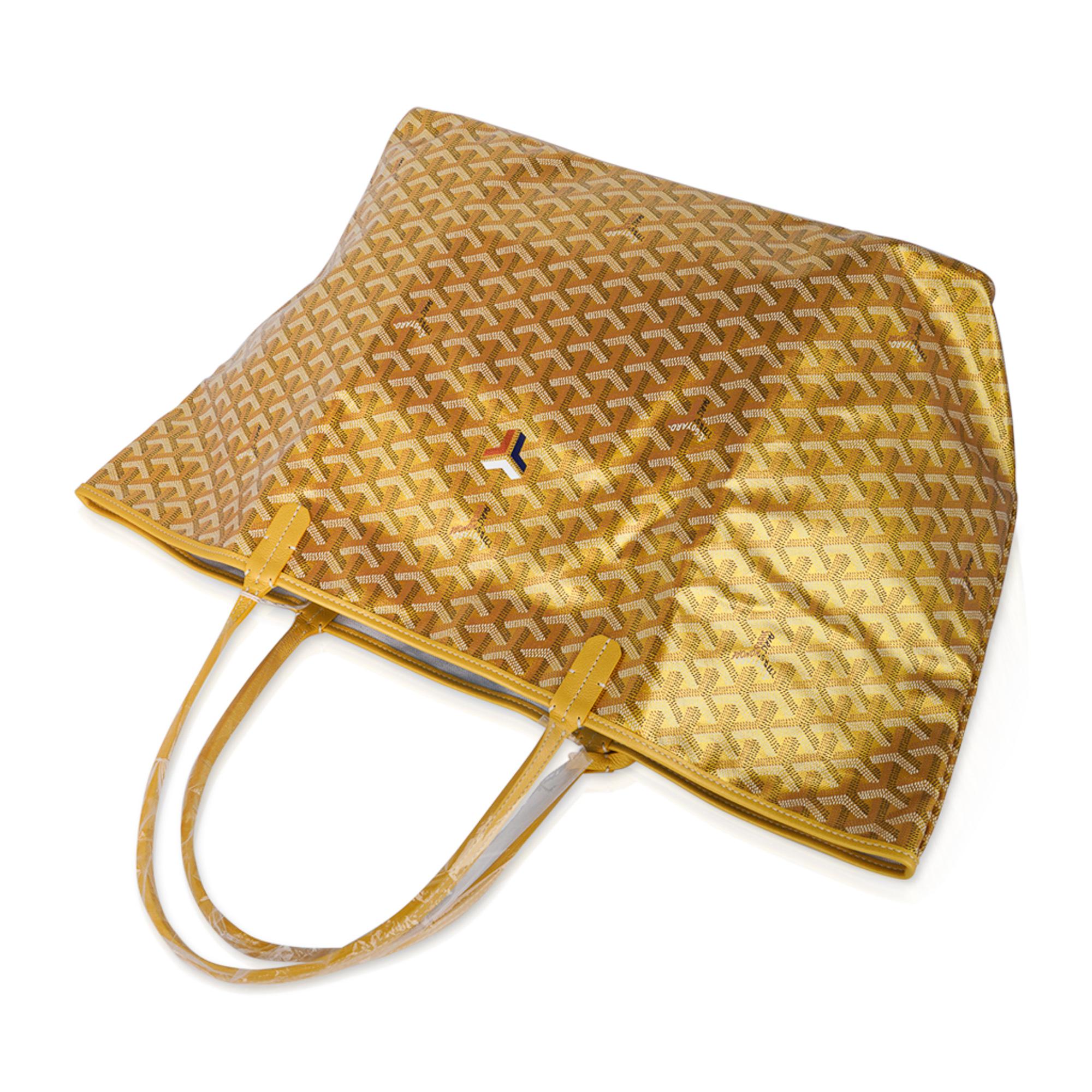 Goyard Saint Louis Gold Metallic GM Limited Edition 2021 Tragetasche neu mit Etikett 5